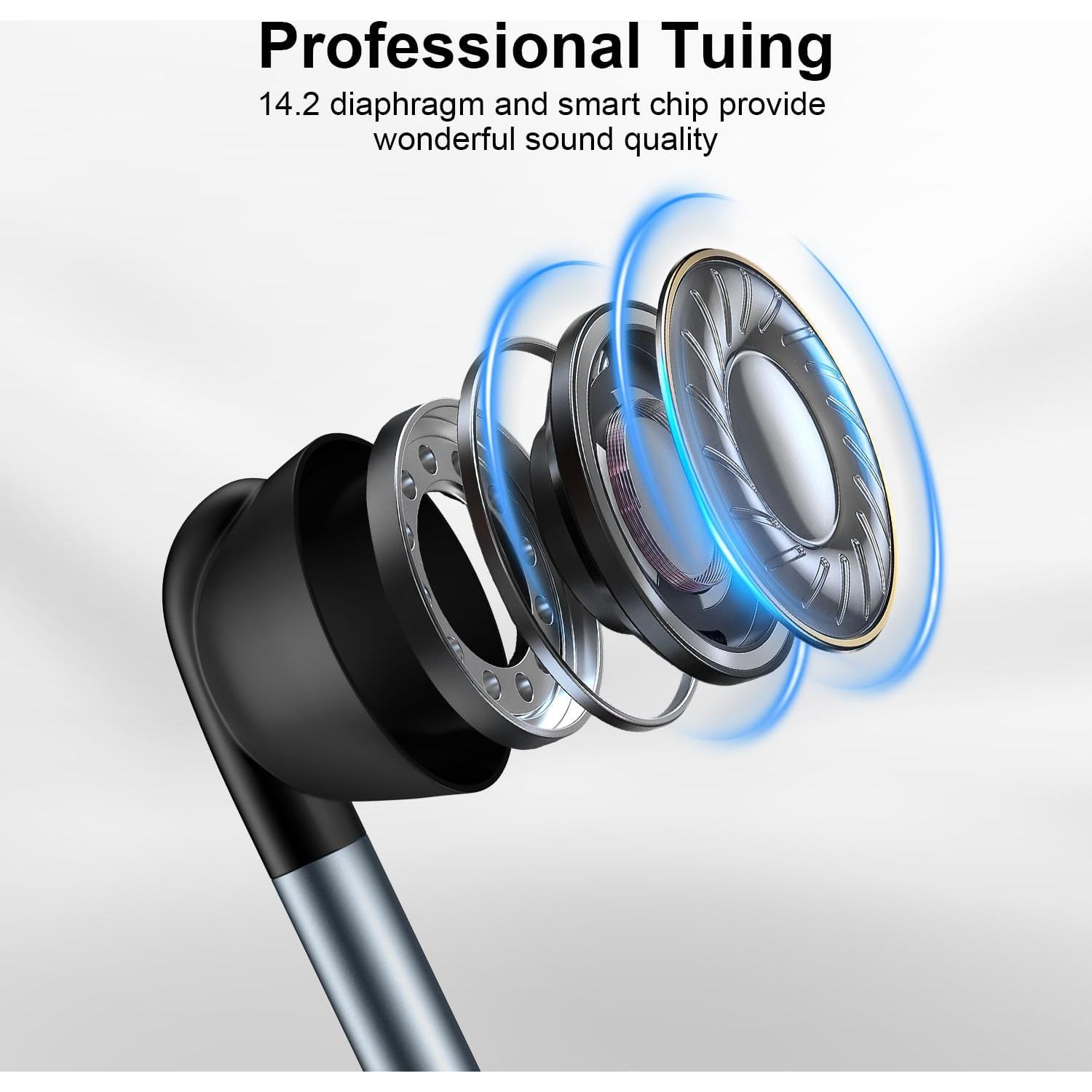 Auriculares USB C REPIND J026 con Micrófono y Control Volumen