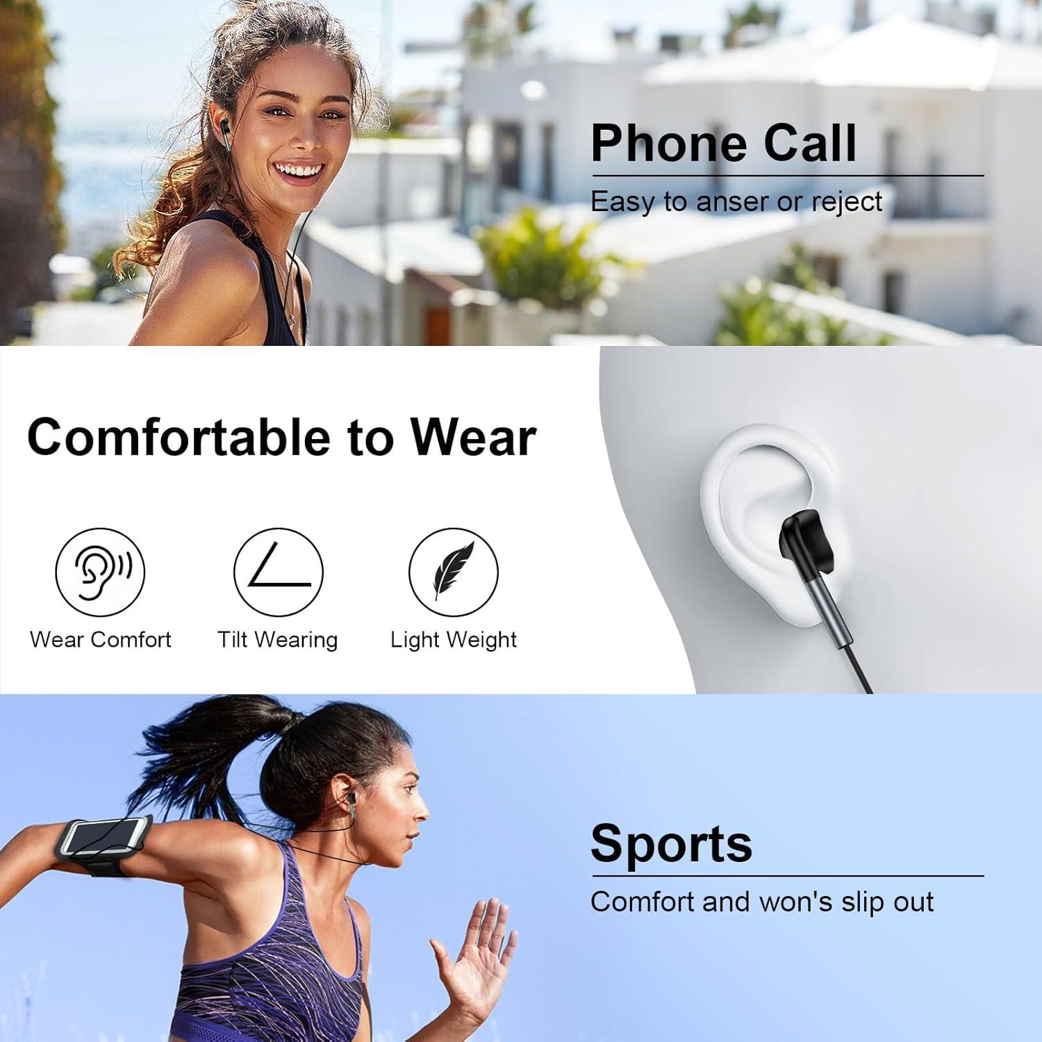 Auriculares USB C REPIND J026 con Micrófono y Control Volumen