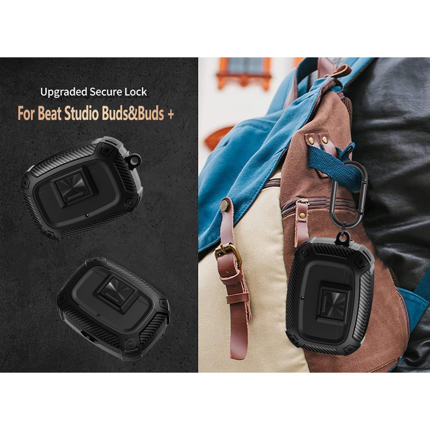 Funda Dura Olytop para Beats Studio Buds Plus - Negro