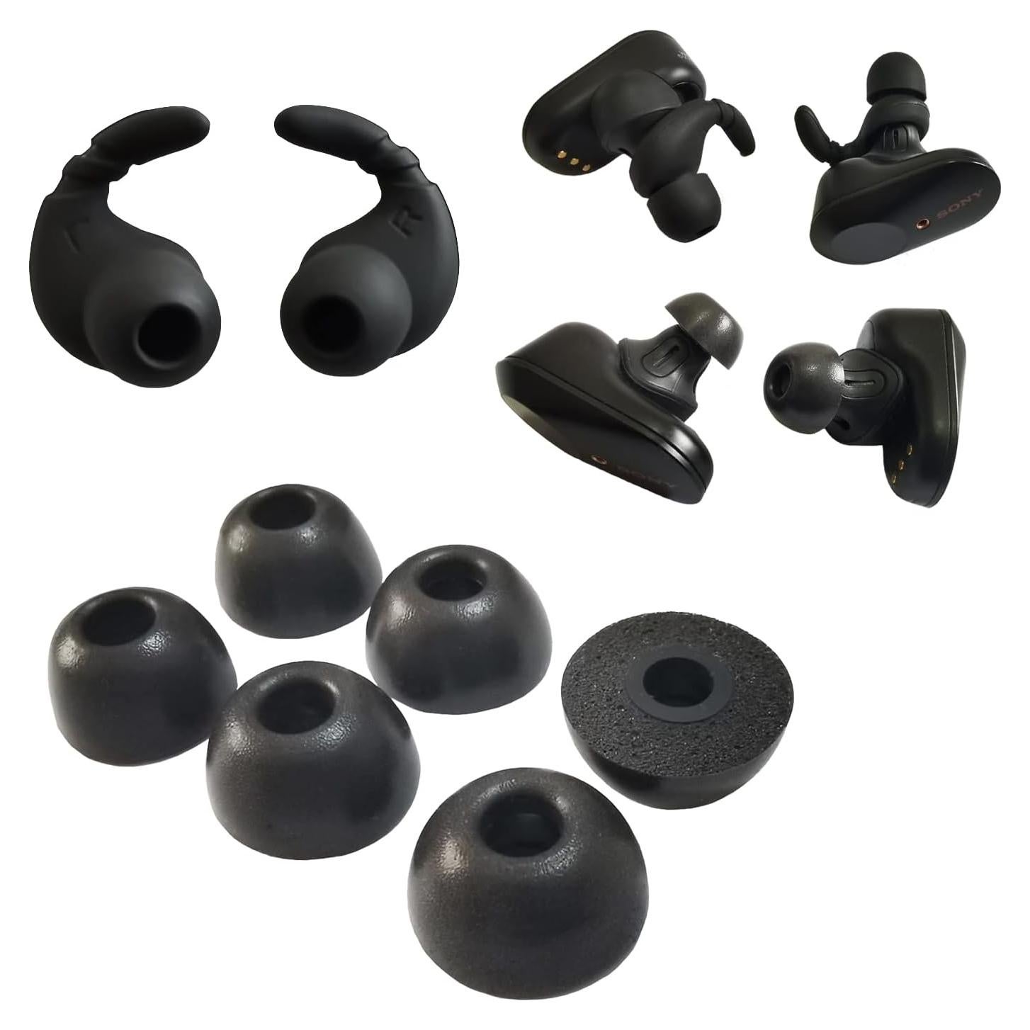 Consejos de Espuma con Memoria para Auriculares Sony WF-1000XM