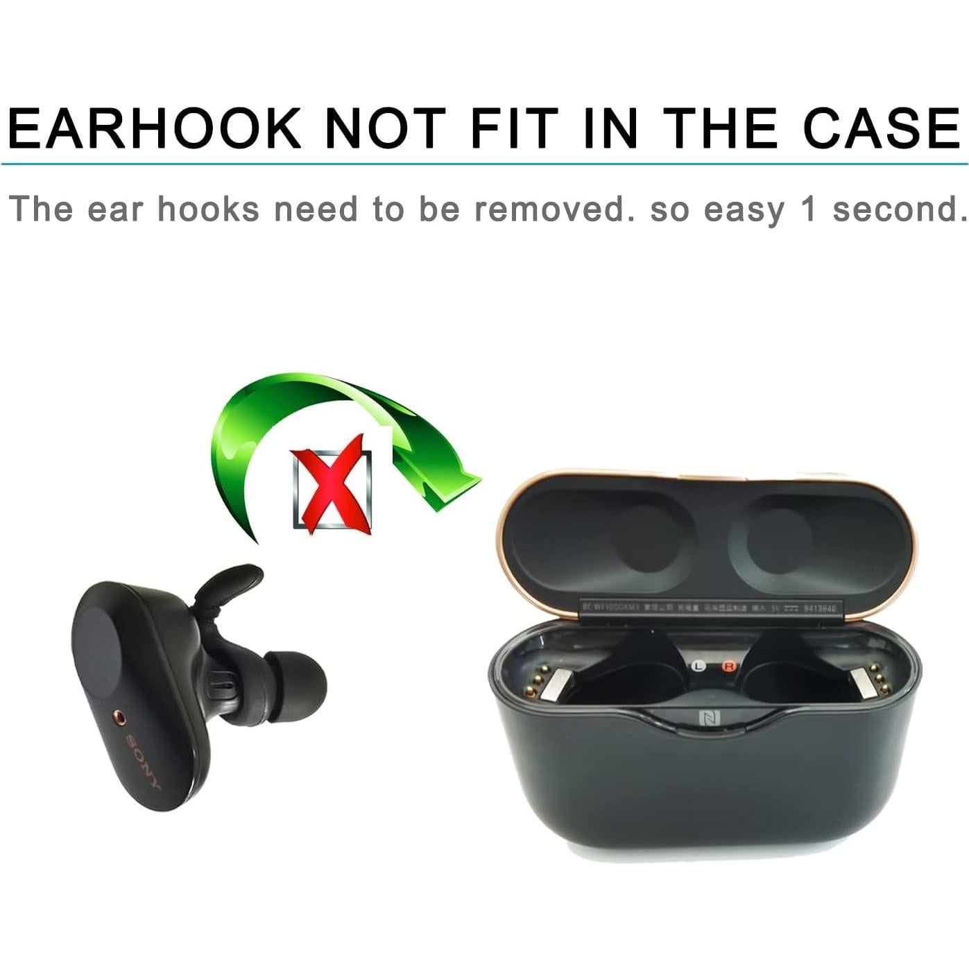 Consejos de Espuma con Memoria para Auriculares Sony WF-1000XM