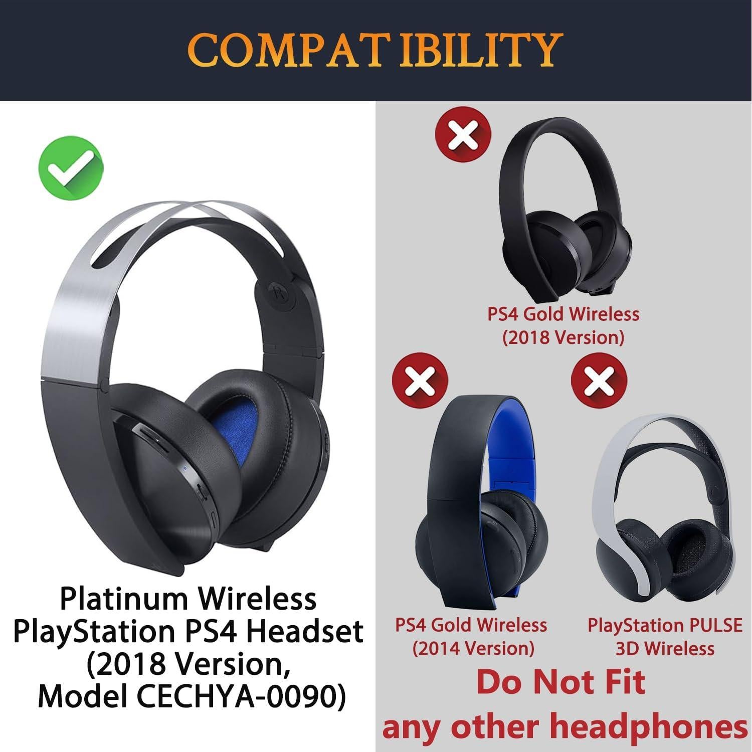 Almohadillas de Gel Refrigerante SOULWIT para PS4 Platinum 2018