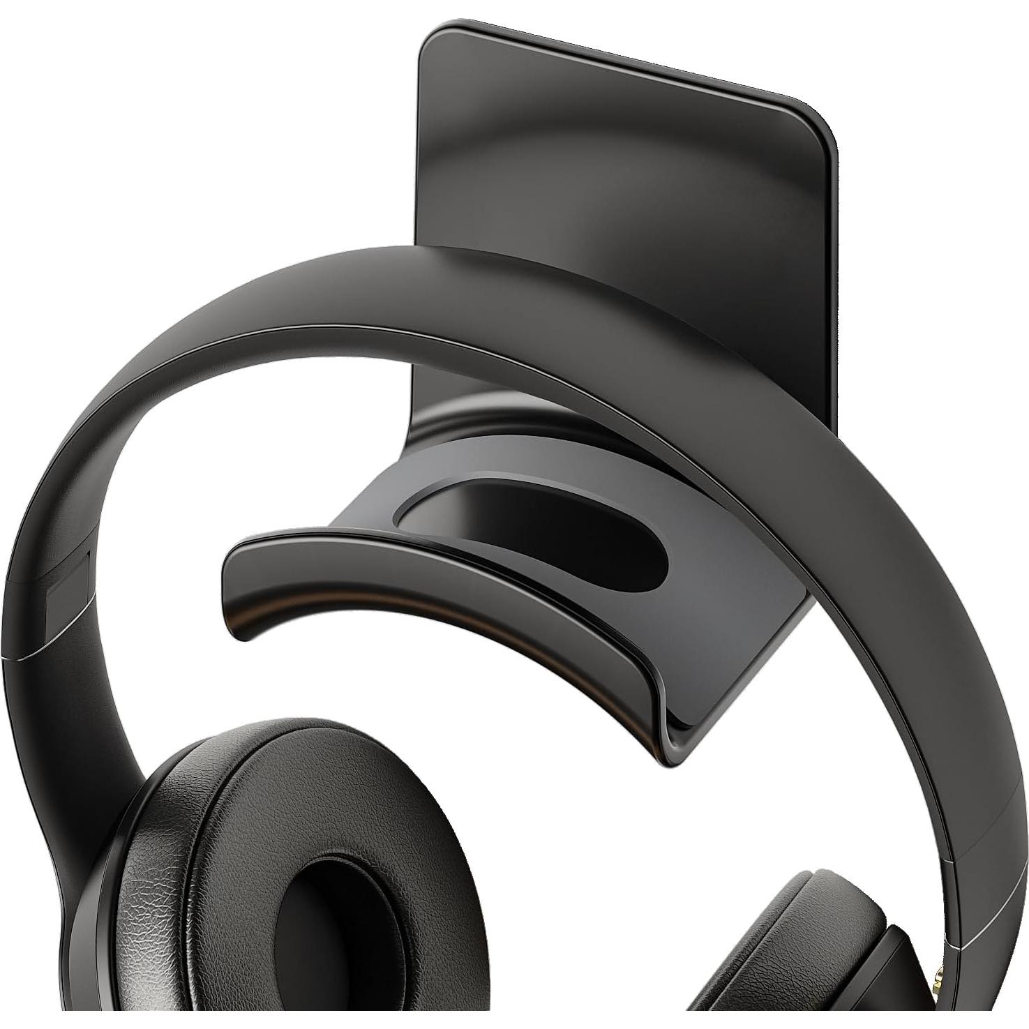 Soporte para Auriculares Liboer ZY88 Montaje Bajo Escritorio Negro