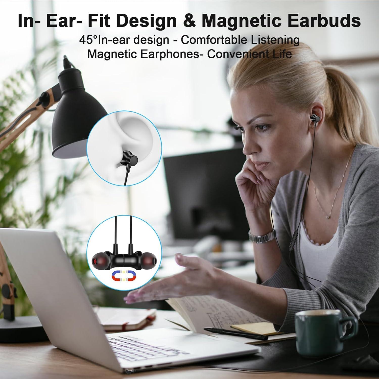 Auriculares Jelanry 3.5mm con micrófono y control de volumen