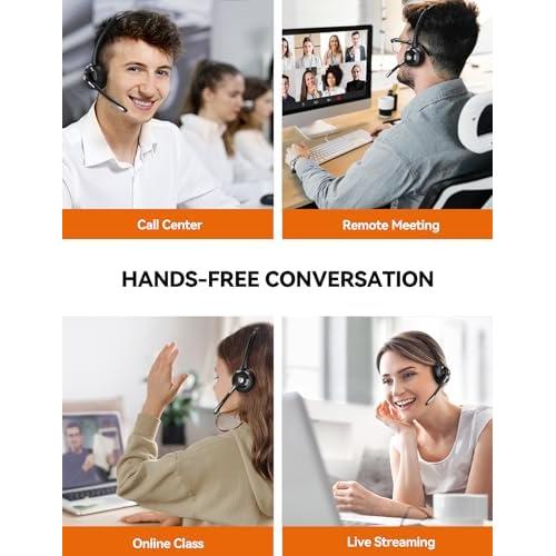 Auricular Inalámbrico TECKNET HS004 Bluetooth 5.2 con Micrófono