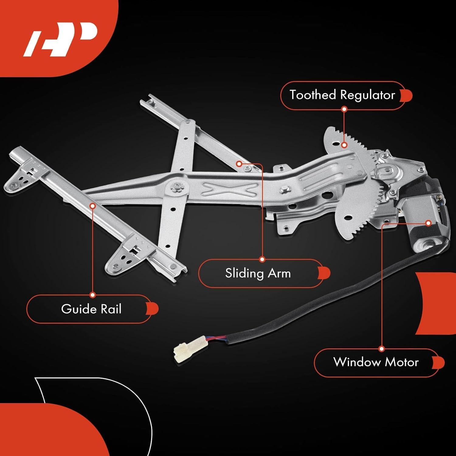 Regulador de Ventana Eléctrico A-Premium Toyota Camry 1997-2001