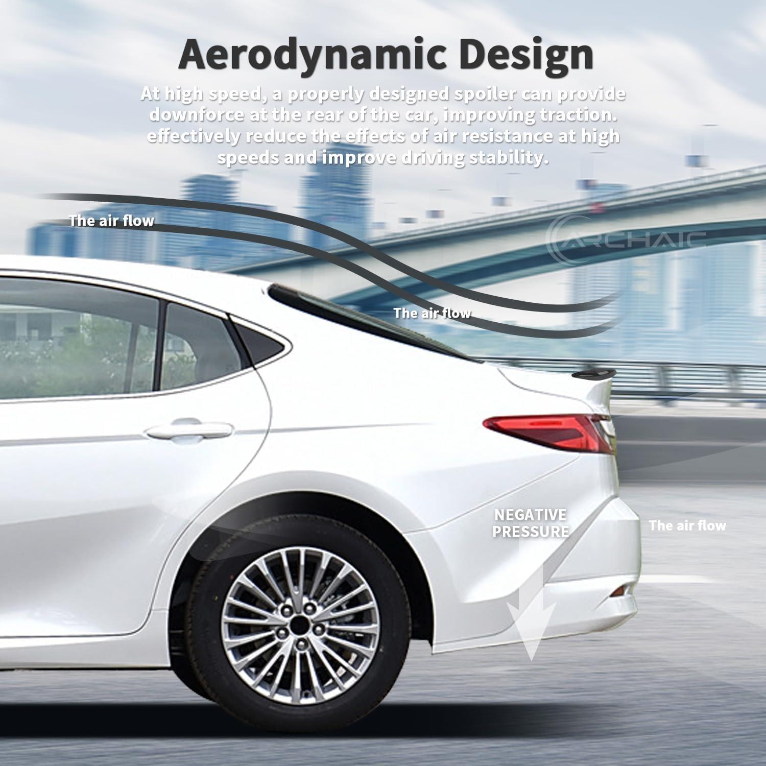 Alerón Trasero Arqueado Archaic para Toyota Camry 2025-2026