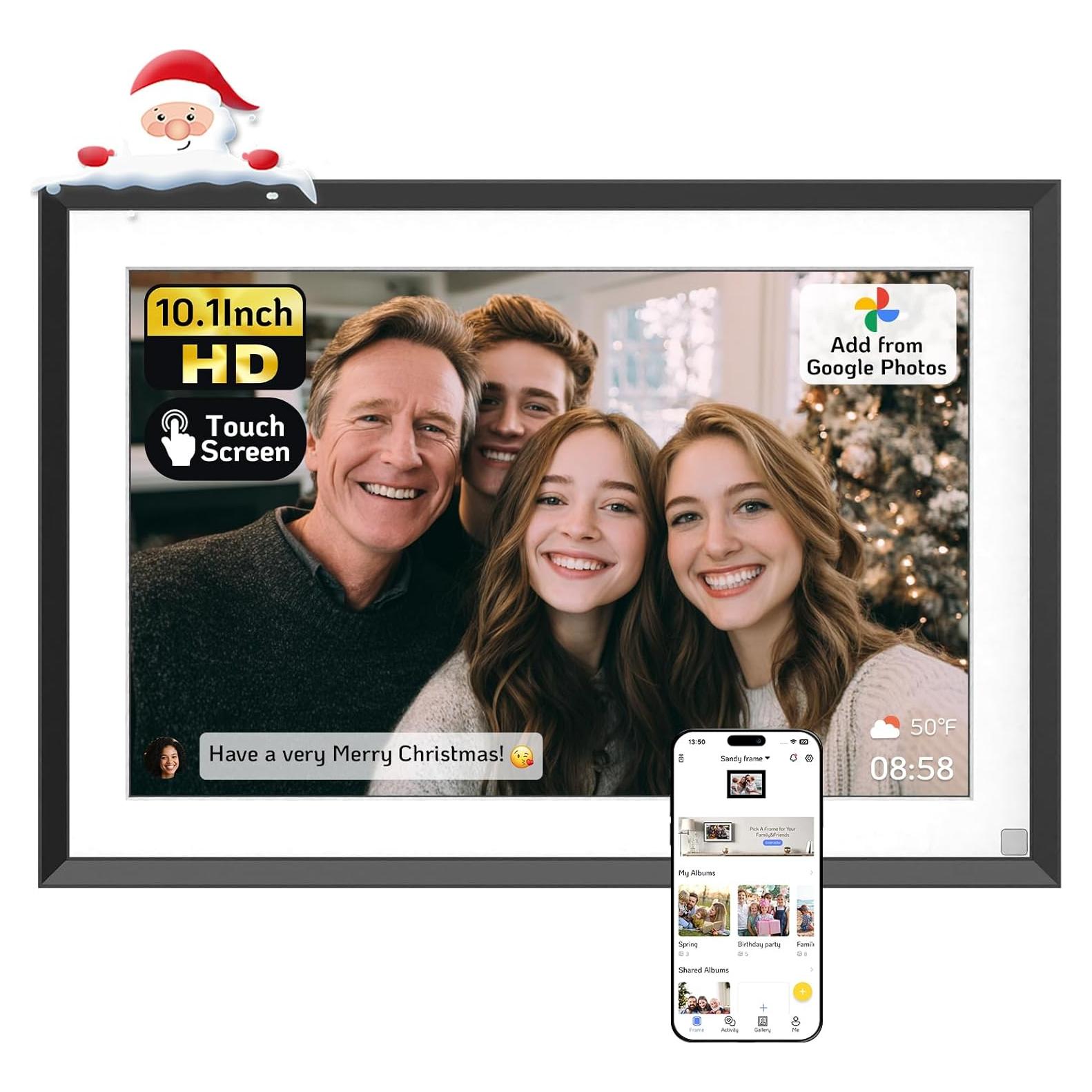 Marco de Fotos Digital NexFoto 10.1" HD WiFi 64GB Negro