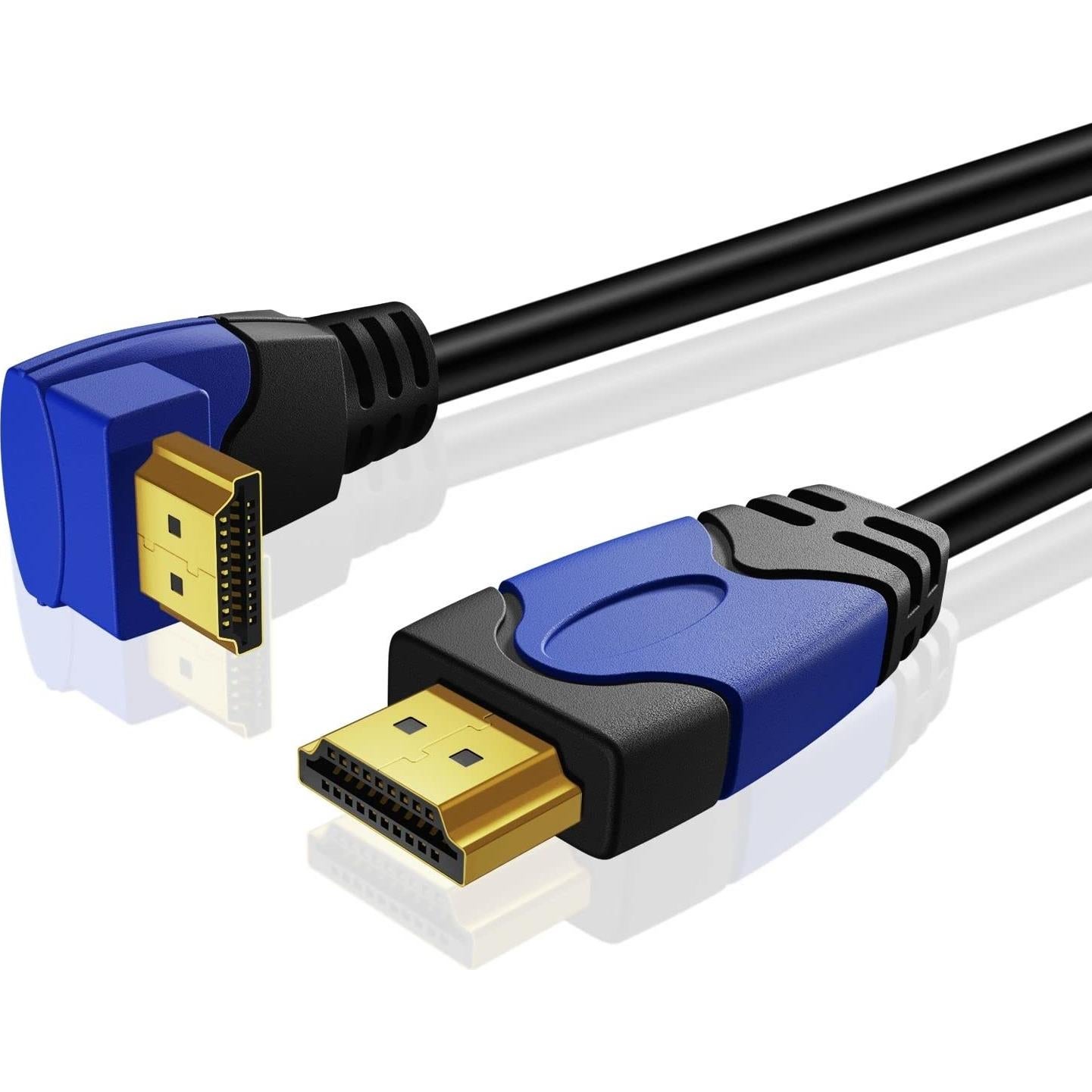 Cable HDMI 4K TNP 0.91m Ángulo Derecho 270 Grados Alta Velocidad