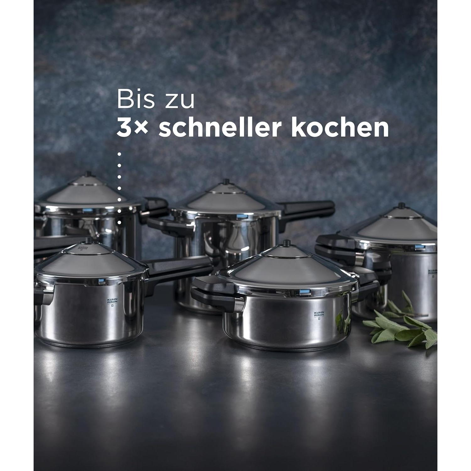 Olla a Presión Kuhn Rikon Duromatic 5L Acero Inoxidable