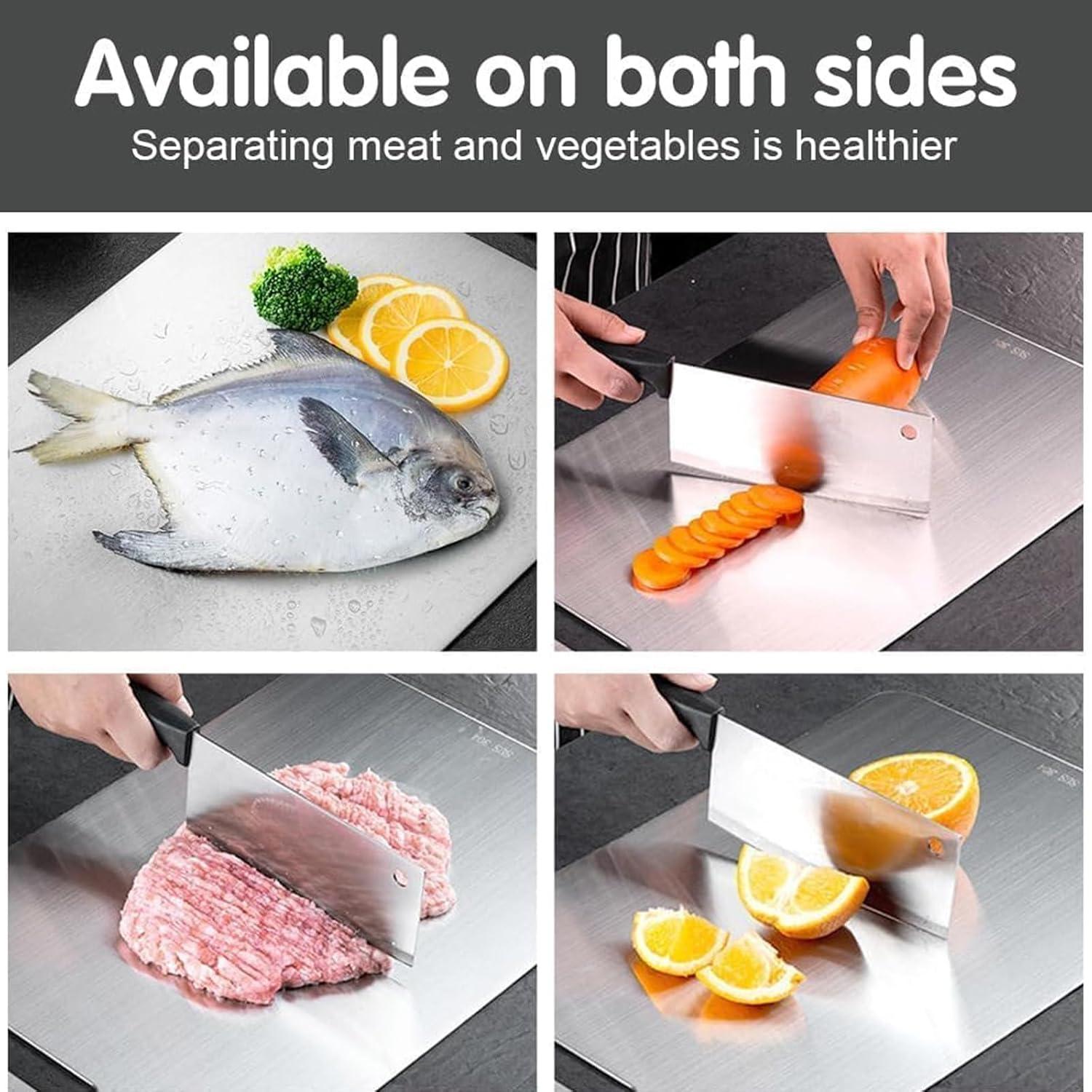 Juego de 3 Tablas de Cortar de Titanio Genérico 30-40 cm