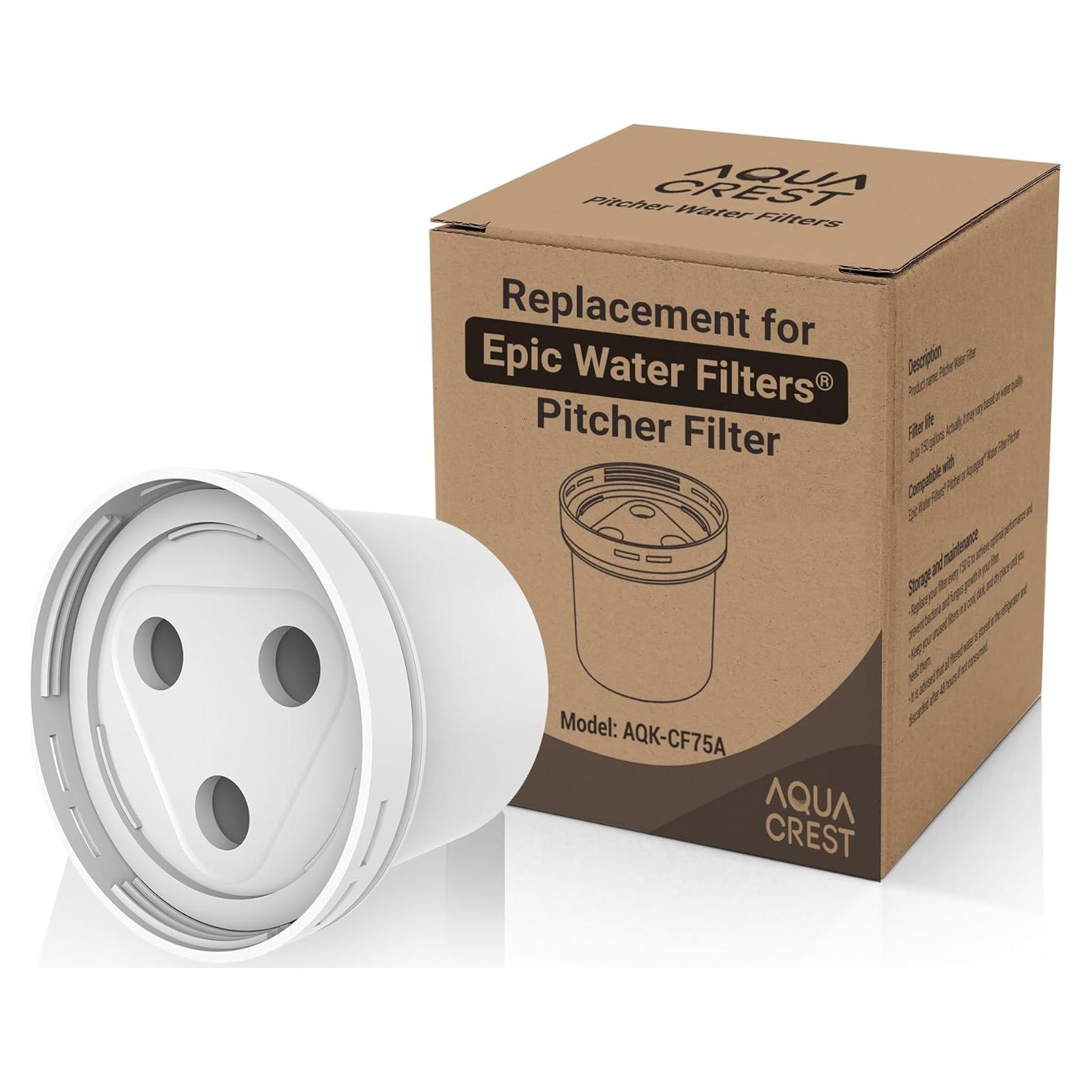 Filtro de Agua AQUA CREST Reemplazo para Jarras 150 Galones