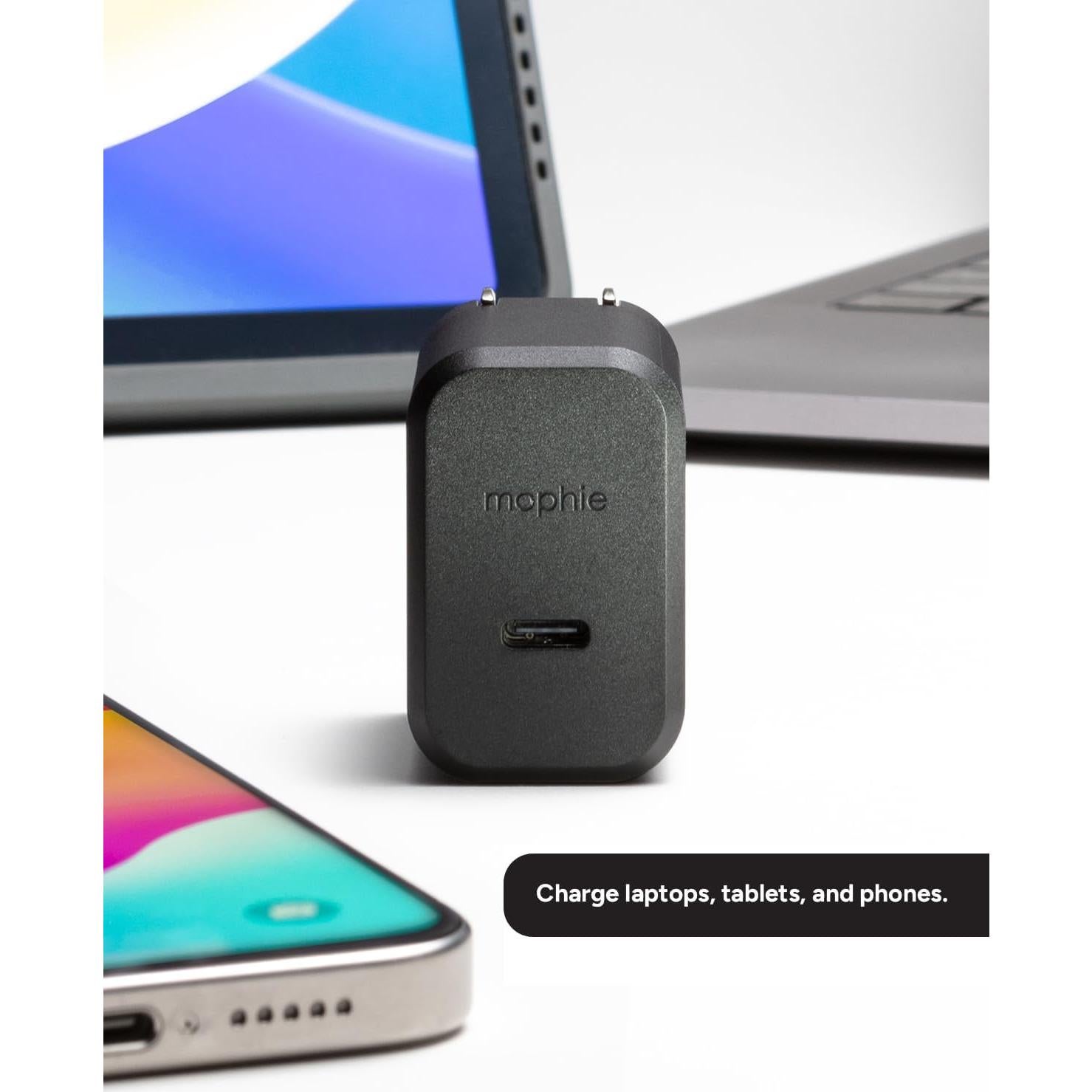 Cargador Rápido USB-C Mophie 30W - Compacto y Ecológico
