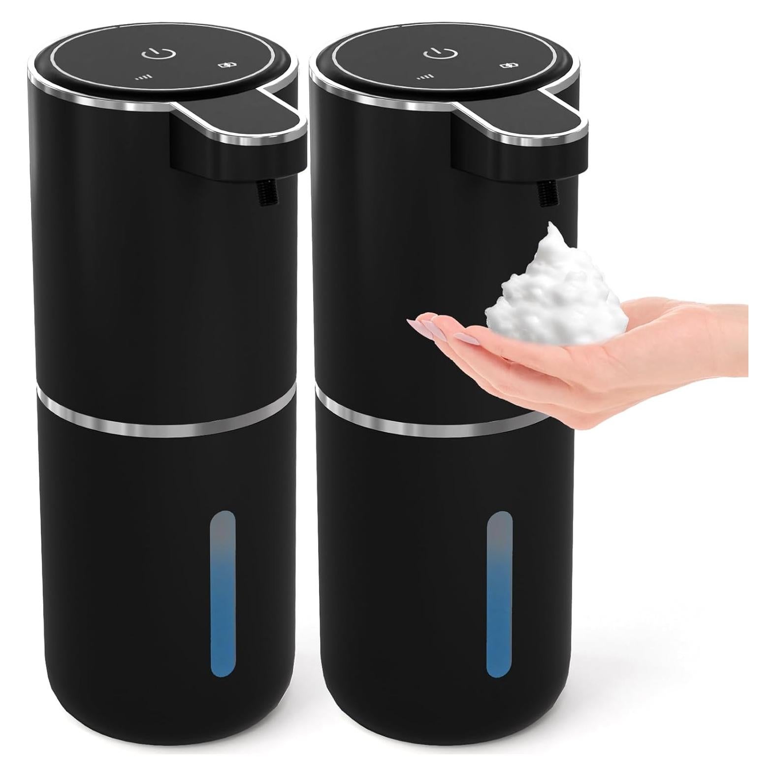 Dispensador Automático de Jabón Espumoso MTYGK Negro - 2 Unidades