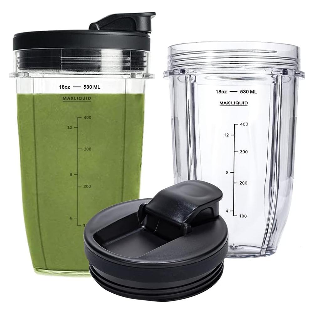 Tazas de Reemplazo 530ml Ninja Nutri BN401 BN800 - 2 Paquete