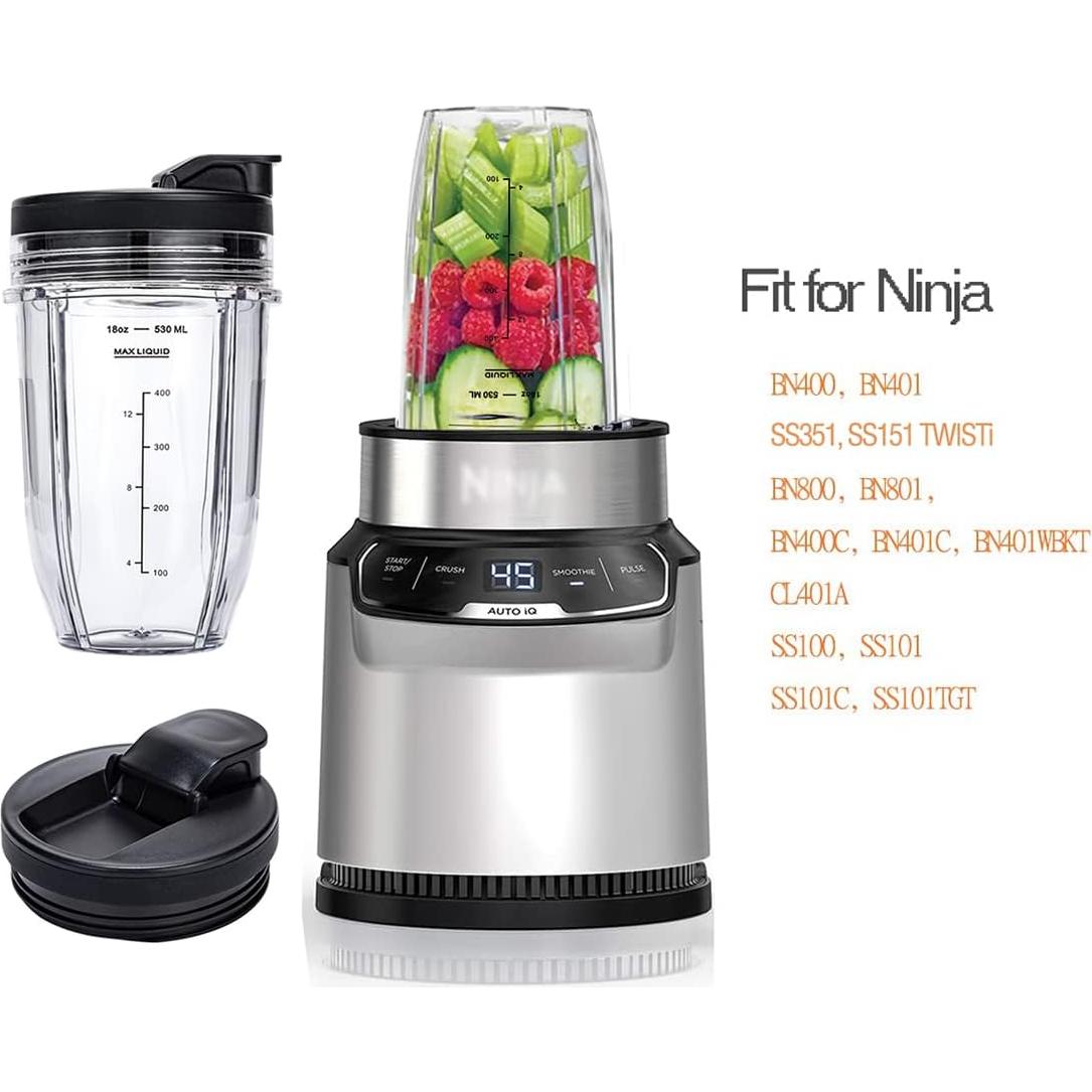 Tazas de Reemplazo 530ml Ninja Nutri BN401 BN800 - 2 Paquete