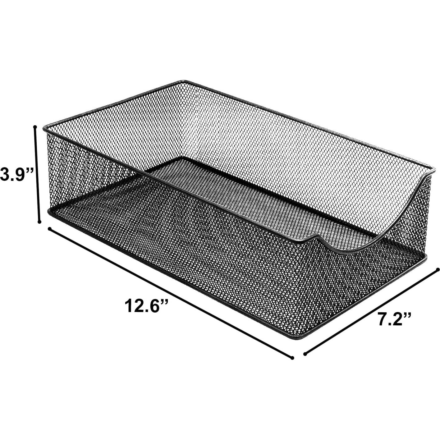Organizador de 2 Niveles Sorbus para Debajo del Fregadero - Negro