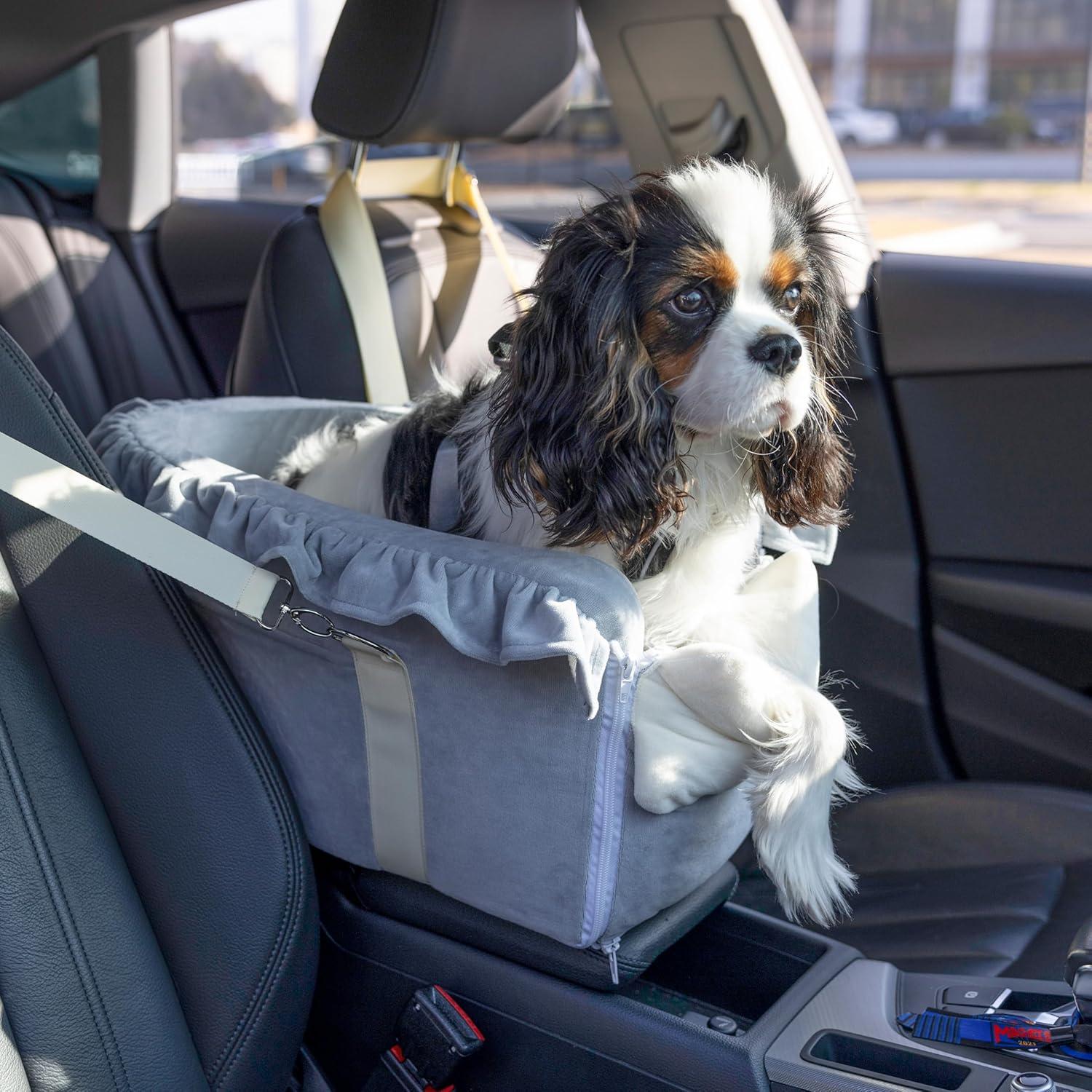 Asiento de Coche para Mascotas Jaoul Gris - 43x22cm - 1.05kg