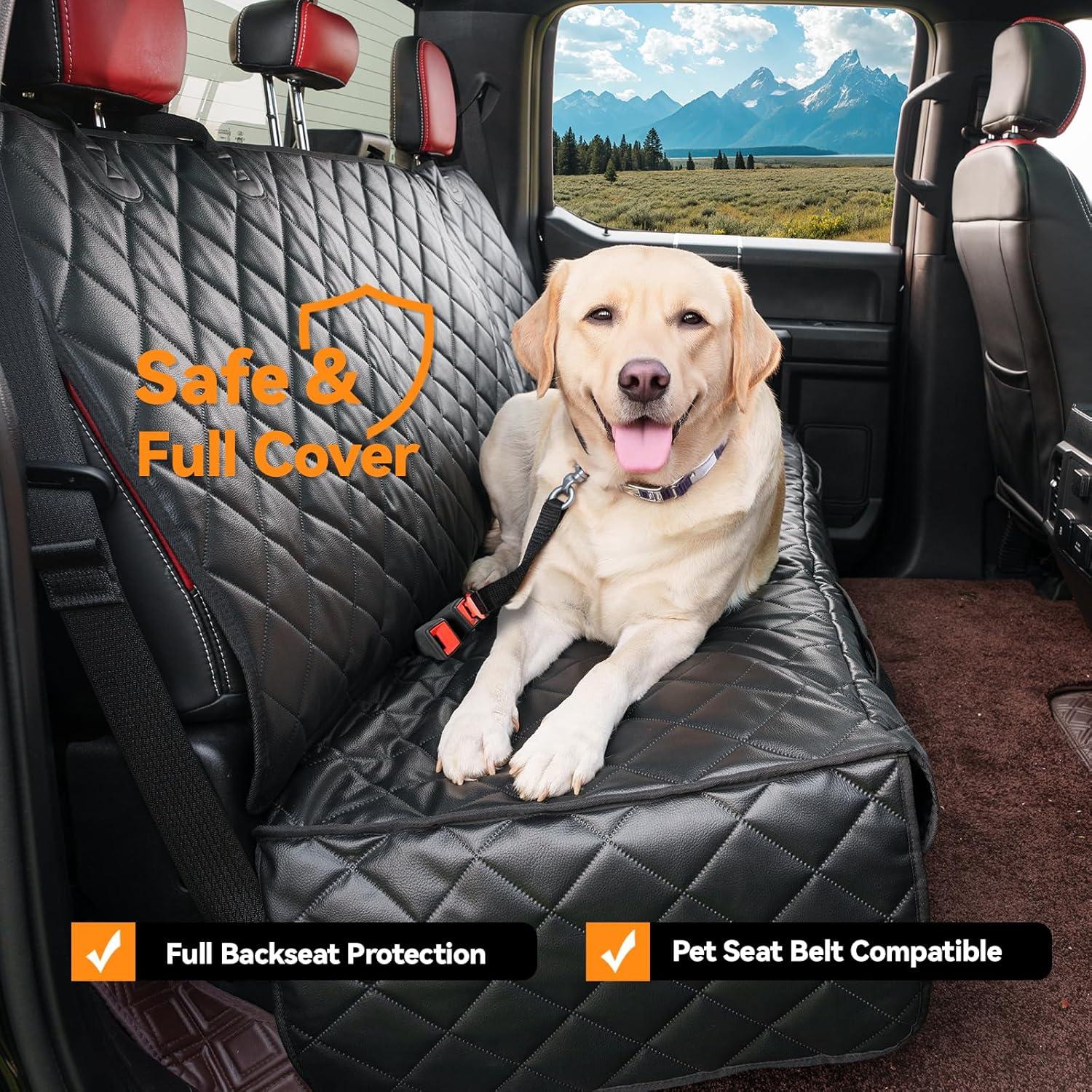 Funda de Asiento para Perro KritterKorner Negra Impermeable