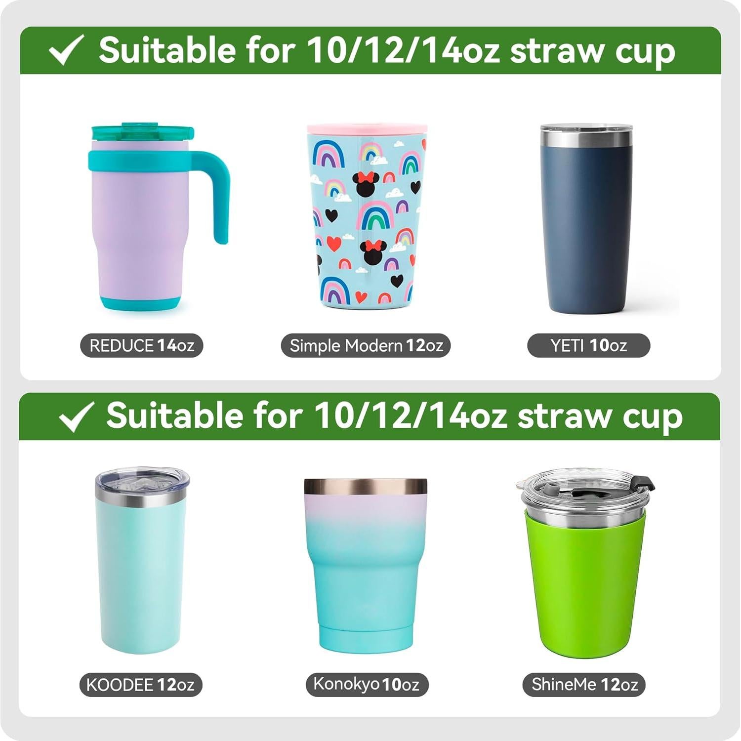 Popotes de Metal Snowfall 17.78 cm con Punta de Silicona - Set 1