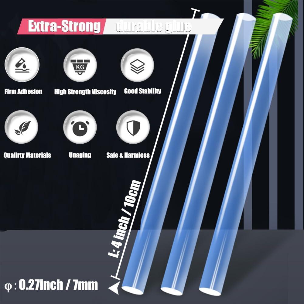 Barras de Pegamento Caliente Mini BLEDS 200 Pcs 7mm x 101.6mm