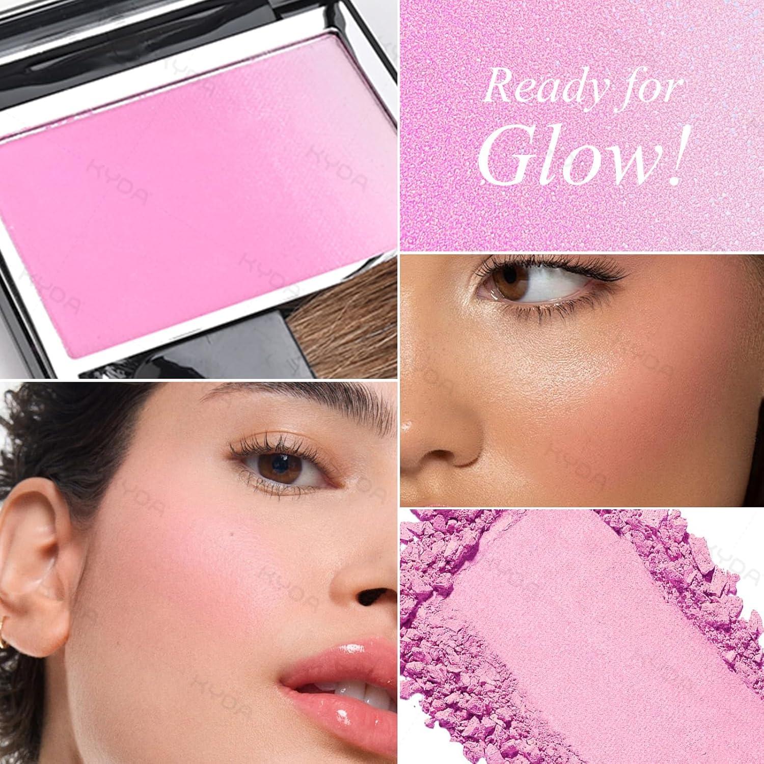 Rubor en Polvo KYDA Rosa Brillante 9.92g - Degradado Frío