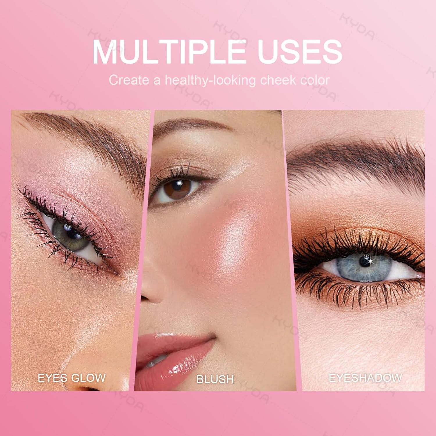 Rubor en Polvo KYDA Rosa Brillante 9.92g - Degradado Frío