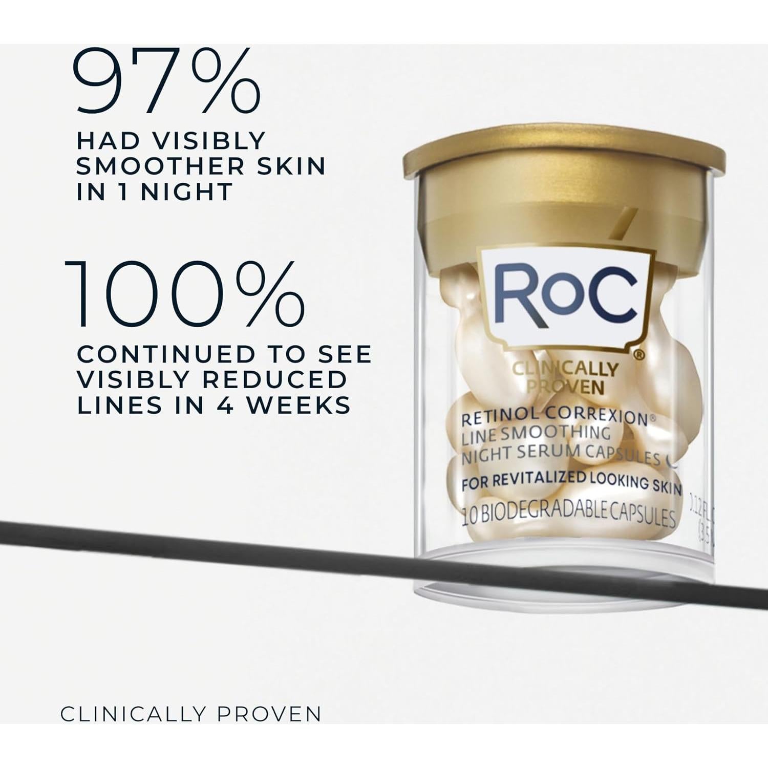 Cápsulas de Suero Nocturno RoC Retinol Correxion 10 Unidades
