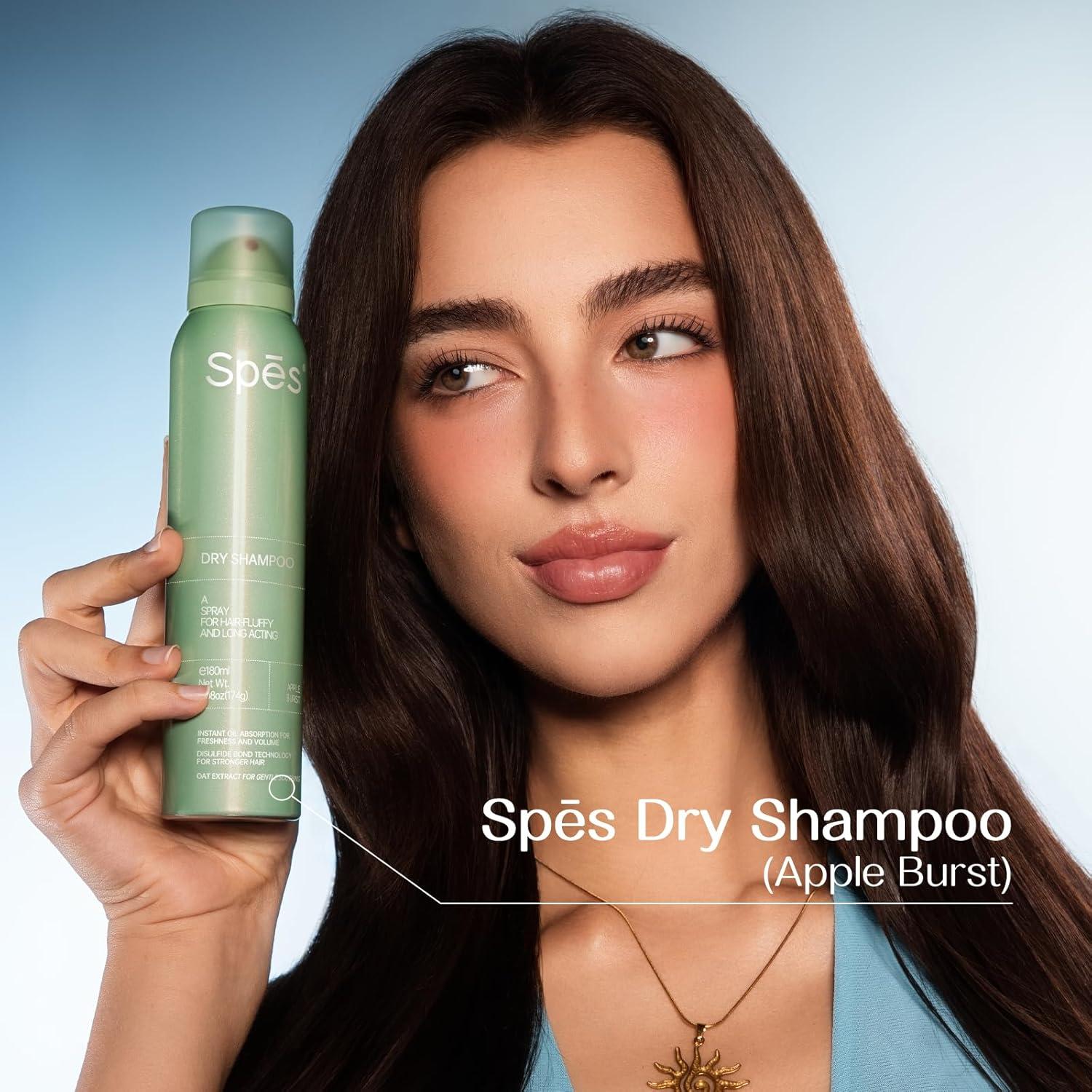 Champú Seco Voluminizador Spes 181g - Sin Residuo Blanco