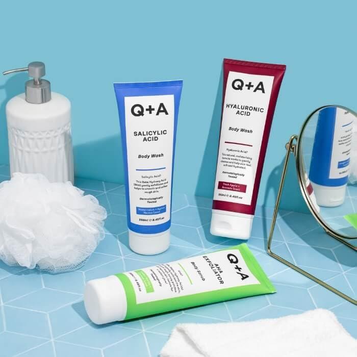 Gel de Ducha Q+A con Ácido Hialurónico 250ml - Hidratante