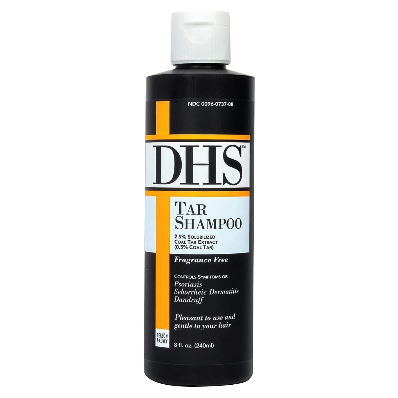 Champú de Alquitrán DHS 8 oz - Paquete de 2 Botellas