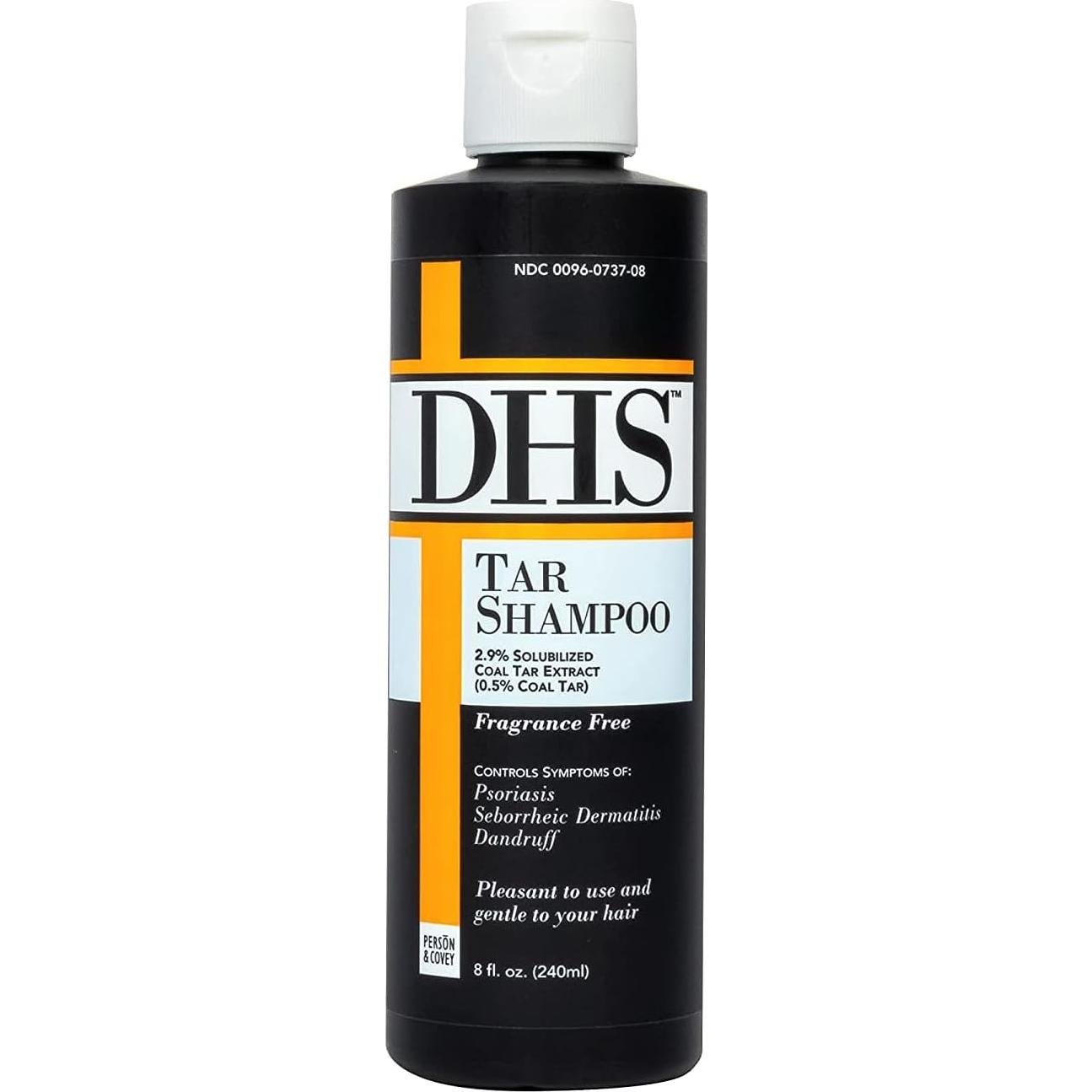 Champú de Alquitrán DHS 8 oz - Paquete de 2 Botellas