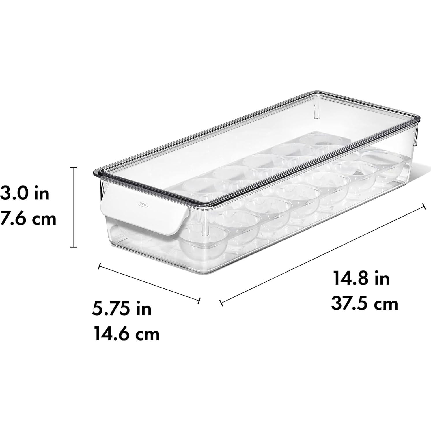 Contenedor de Huevos OXO Good Grips con Tapa y Bandeja Removible