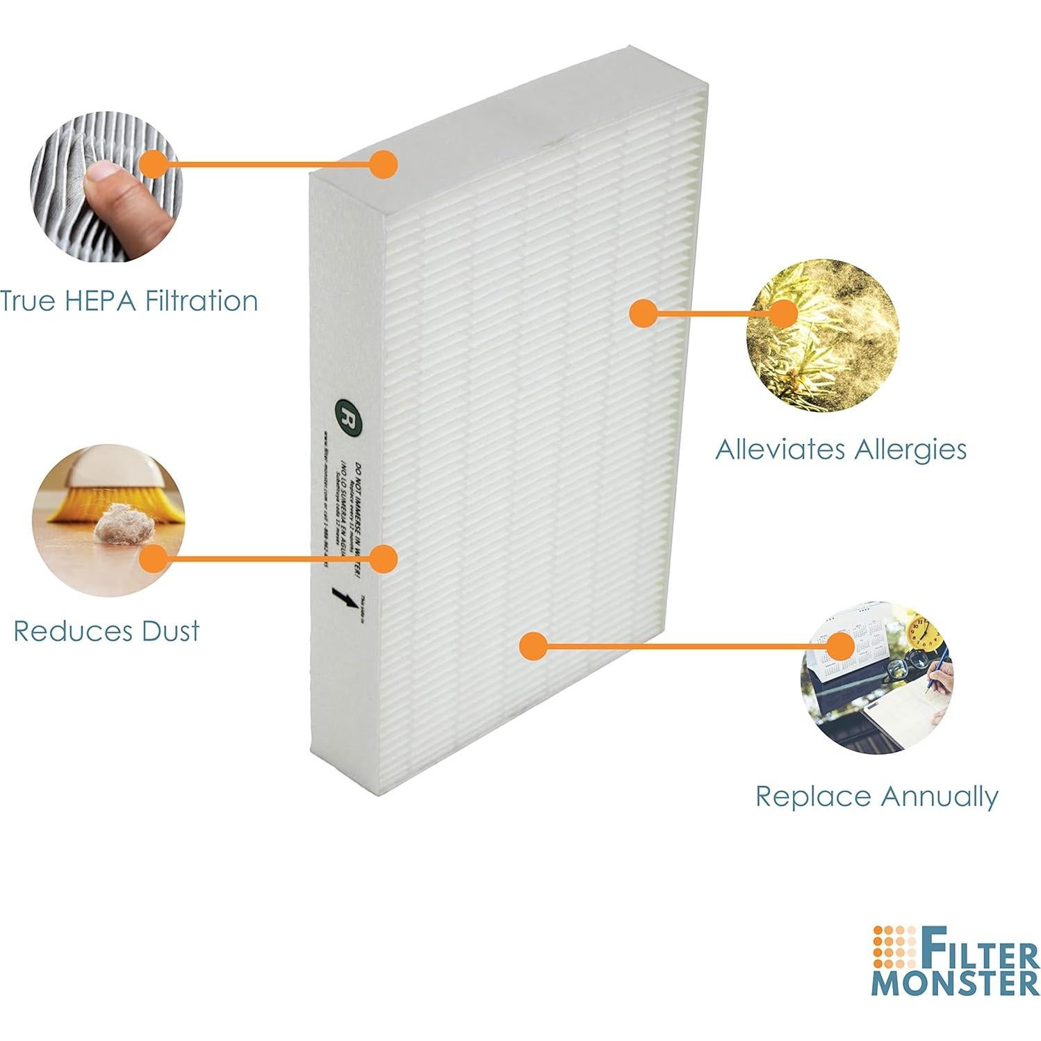 Filtro HEPA True Filter-Monster HRF-R2 para purificadores Honeywell