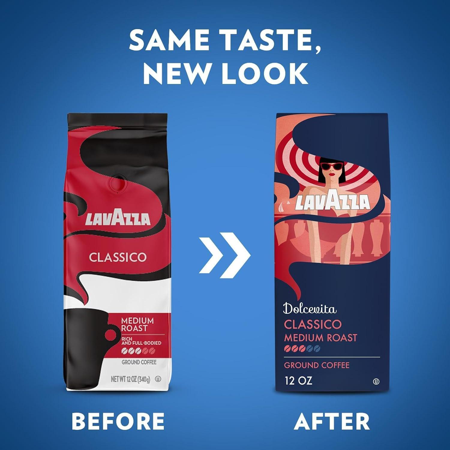 Café Molido Lavazza Dolcevita Classico 340g Tostado Medio