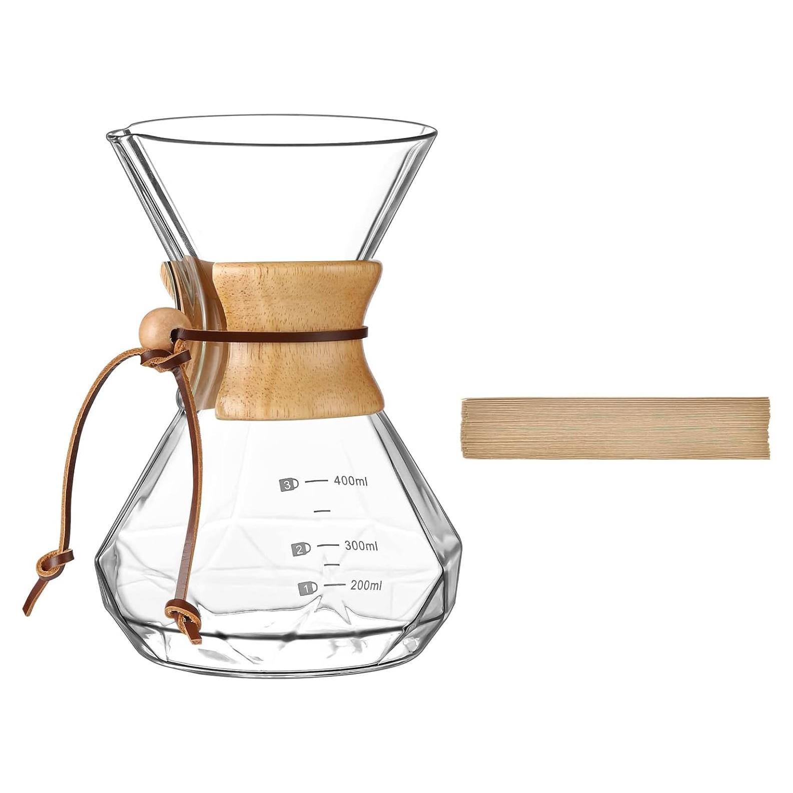 Cafetera de Goteo Puricon 15 oz Vidrio Borosilicato Manual