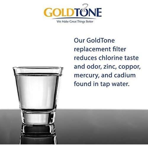 Filtros de Agua GoldTone para Jarras Brita y Mavea - 3 Unidades