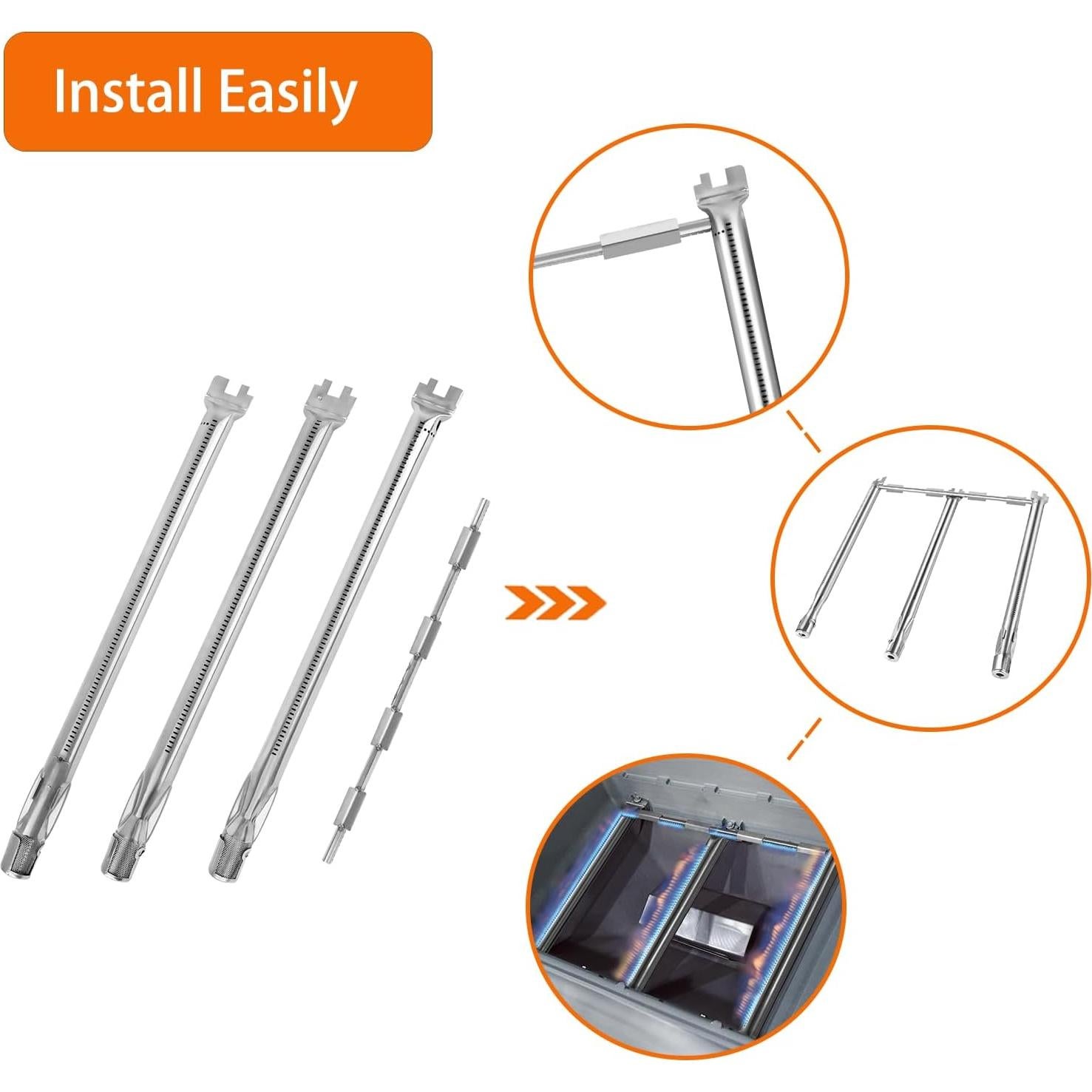 Piezas de Parrilla Weber Spirit II 300 Series - Barras de Sabor y Quemador