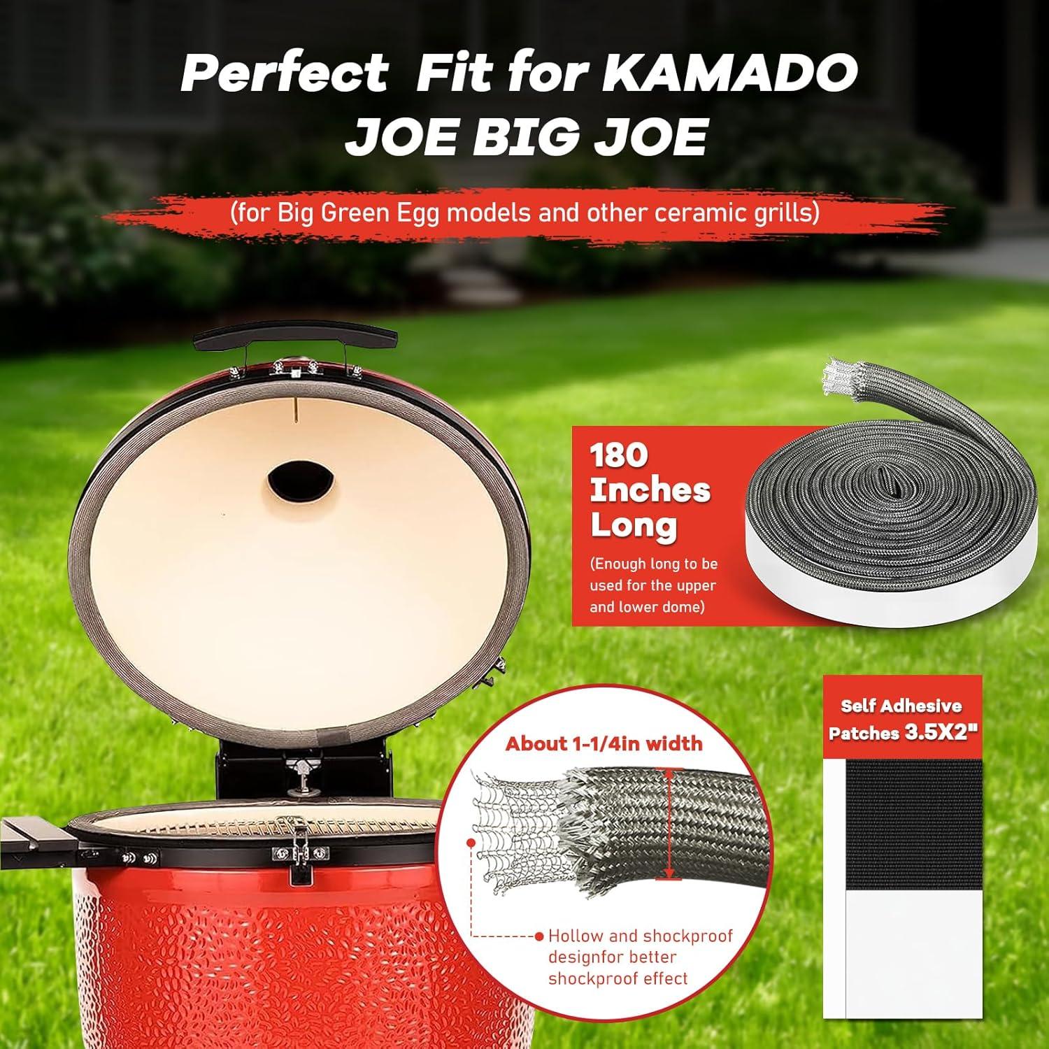 Junta de Malla Metálica REEPLAR para Kamado Joe Big Joe 457 cm