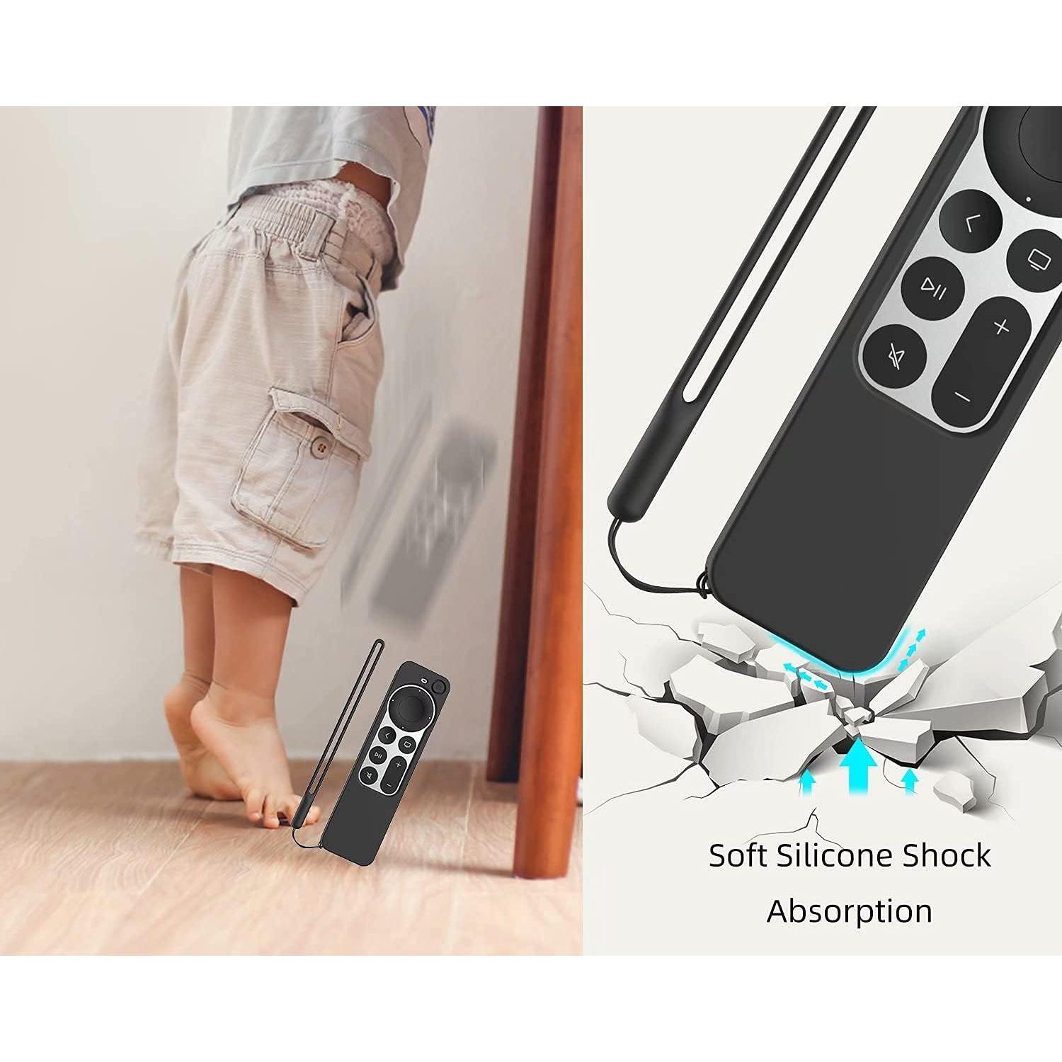 Funda de Silicona Antideslizante ARSUNOVO para Control Remoto Apple TV 4K