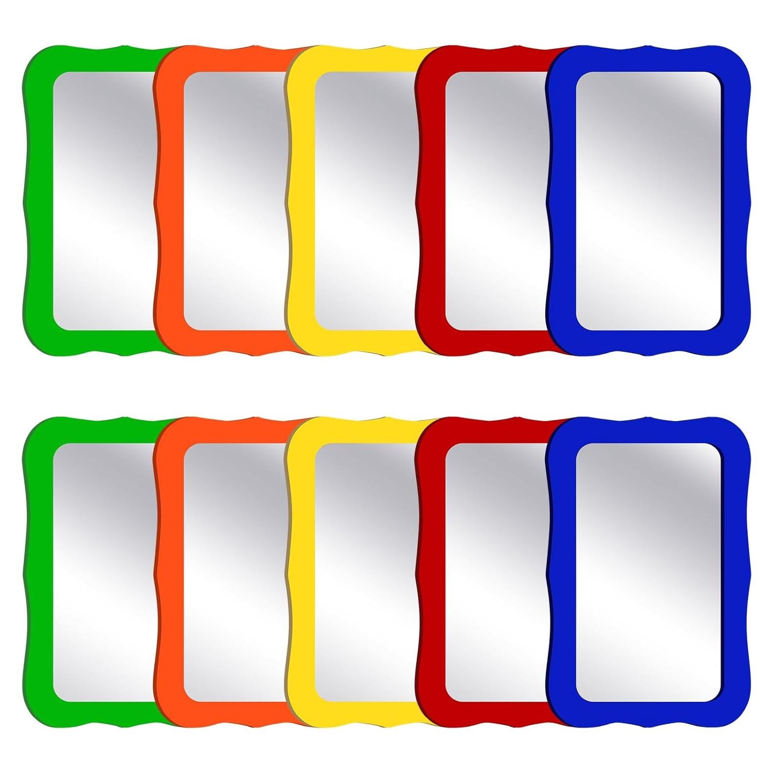 Espejos irrompibles Yalikop 10 Pcs para niños 16x10 cm