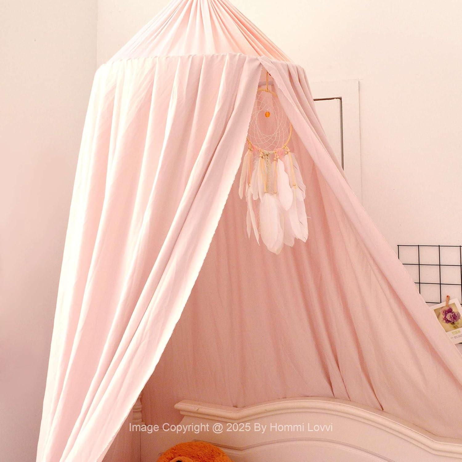 Dosel de Cama Rosa Claro Hommi Lovvi con Luces LED 280cm