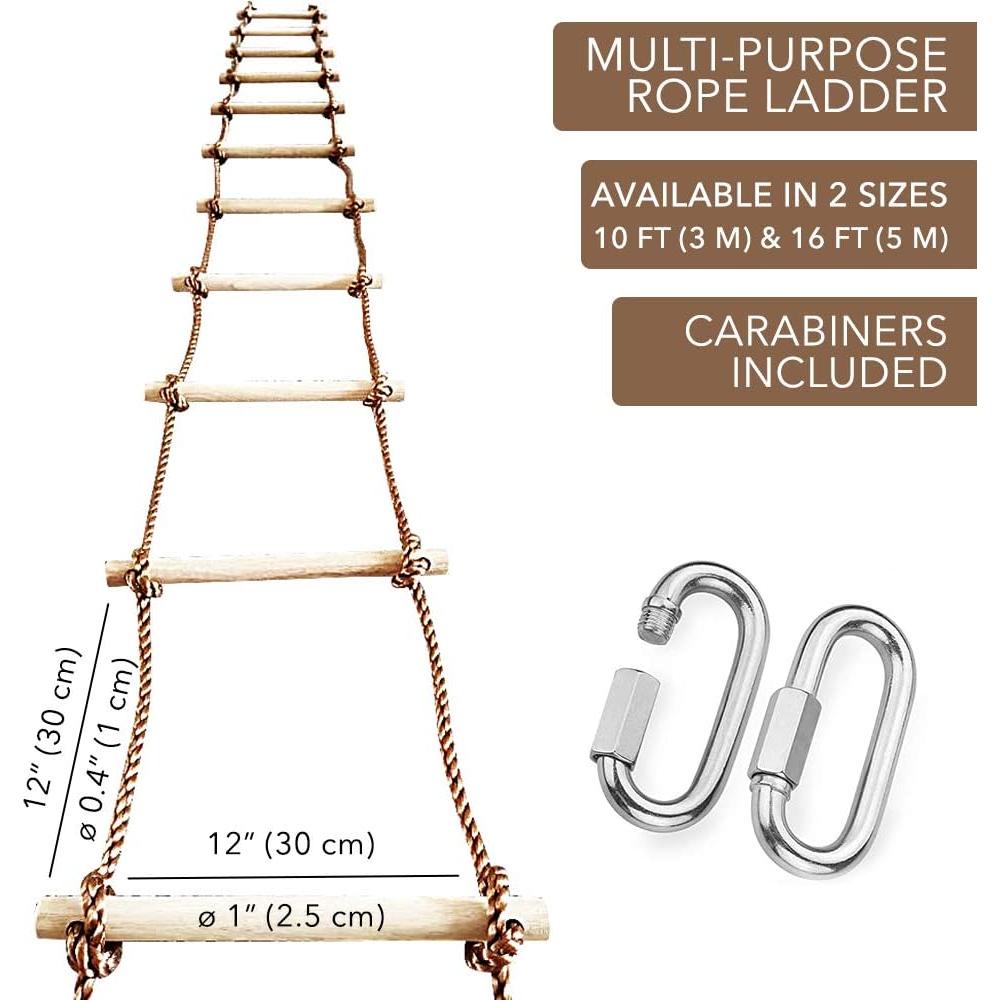 Escalera de Cuerda ISOP 2 m para Niños - Accesorios de Juego