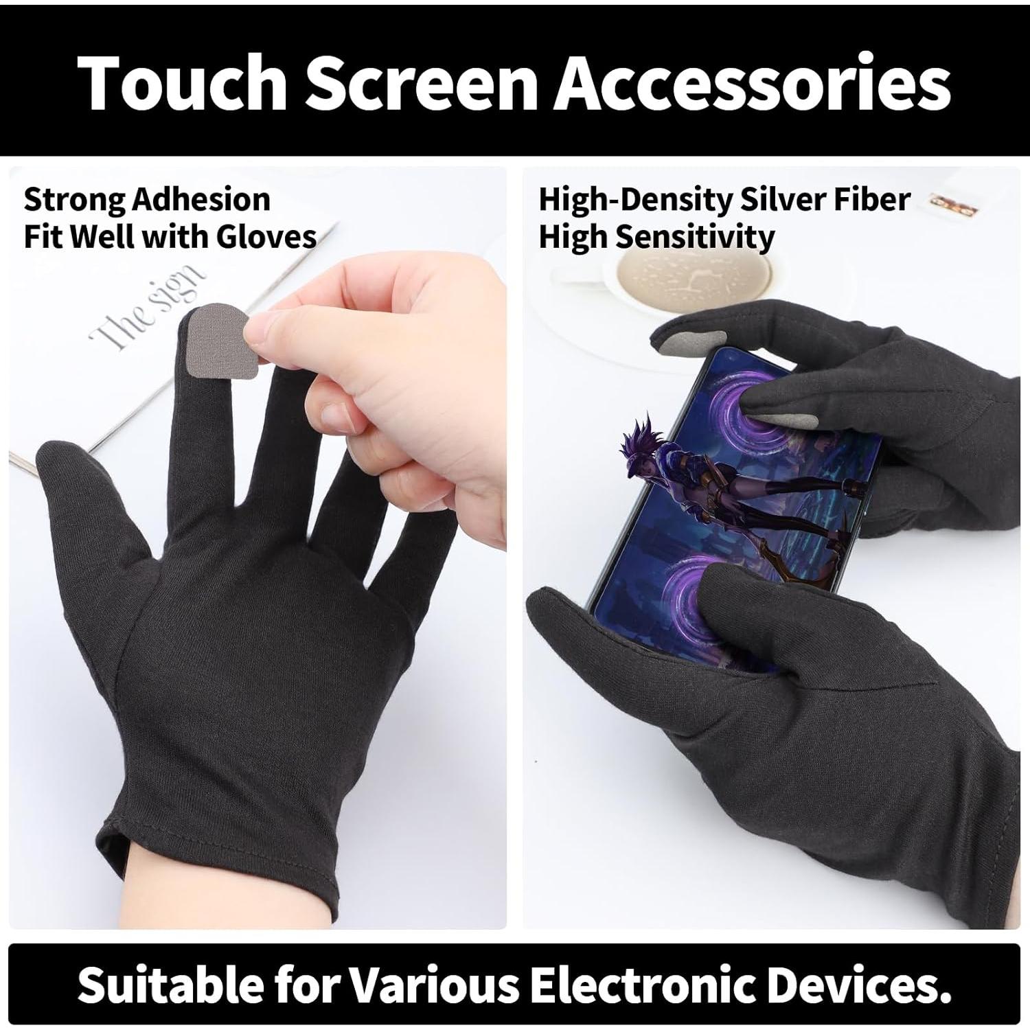 Guantes de Algodón Negros ENPOINT - 10 Pares Hidratantes