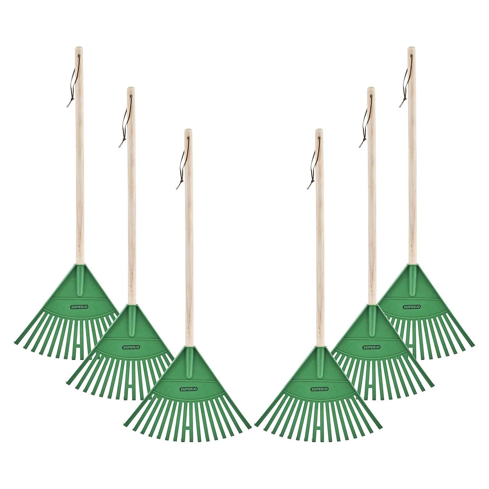 Rastrillo de Jardín Superio para Niños - Paquete de 2 Verde