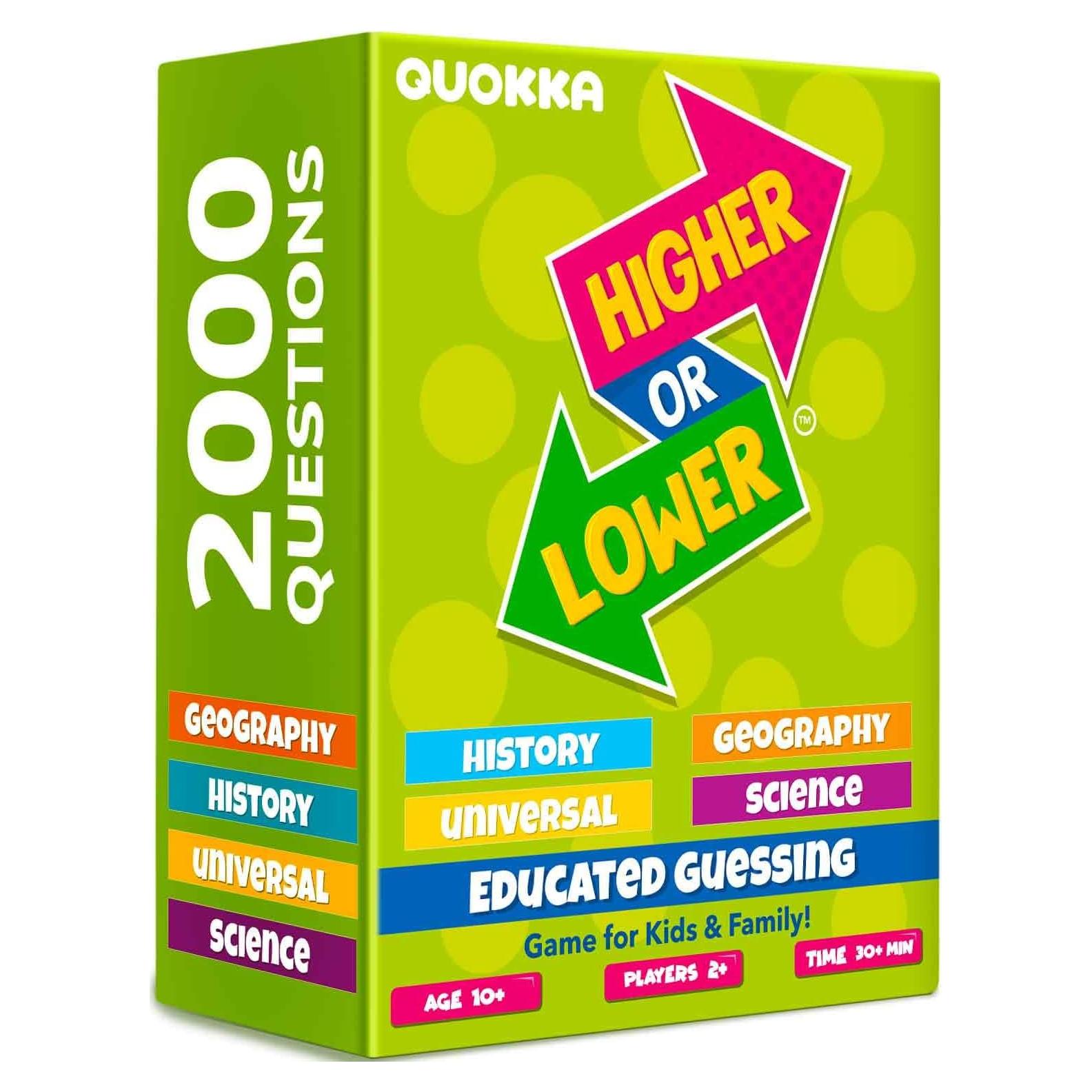 QUOKKA Trivia Juego de Mesa Familiar 2.0 - 2000 Preguntas