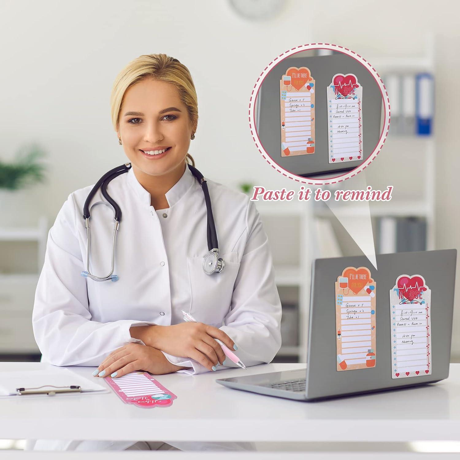 Set de Notas Adhesivas y Bolígrafos Fuutreo para Enfermeras