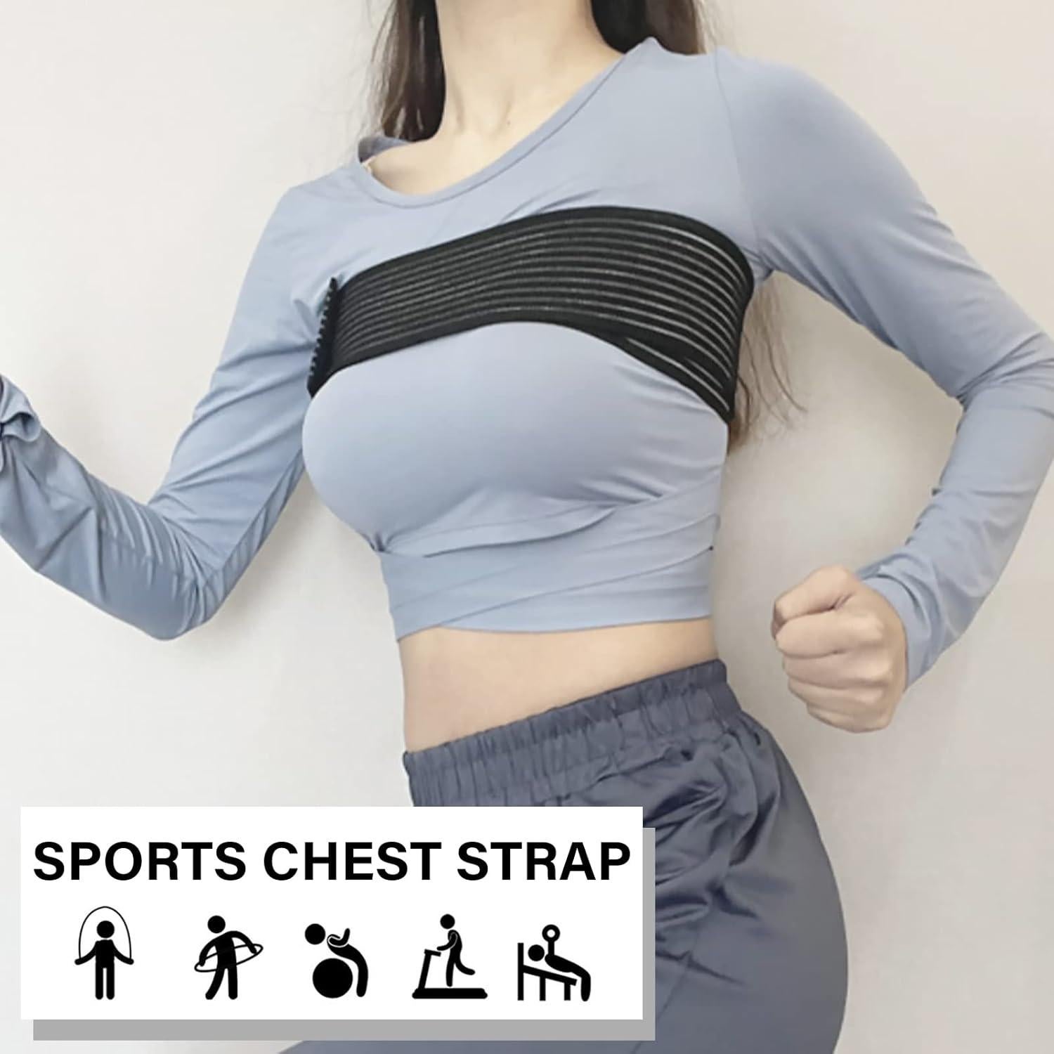 Banda de Soporte para Senos LAPLUIE Ajustable Post Cirugía