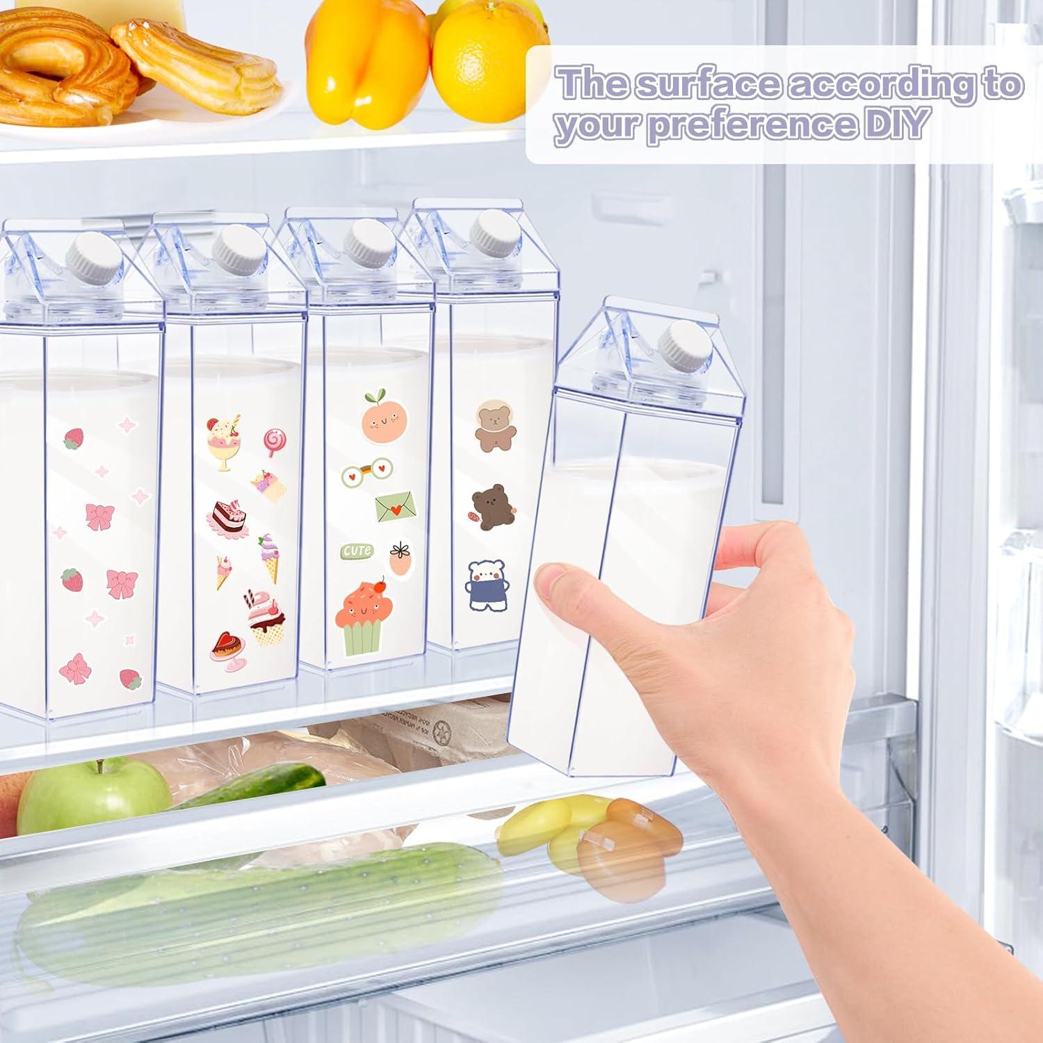 Botellas de Agua KALYLOC 4Pcs 1006ml Reutilizables Cuadradas