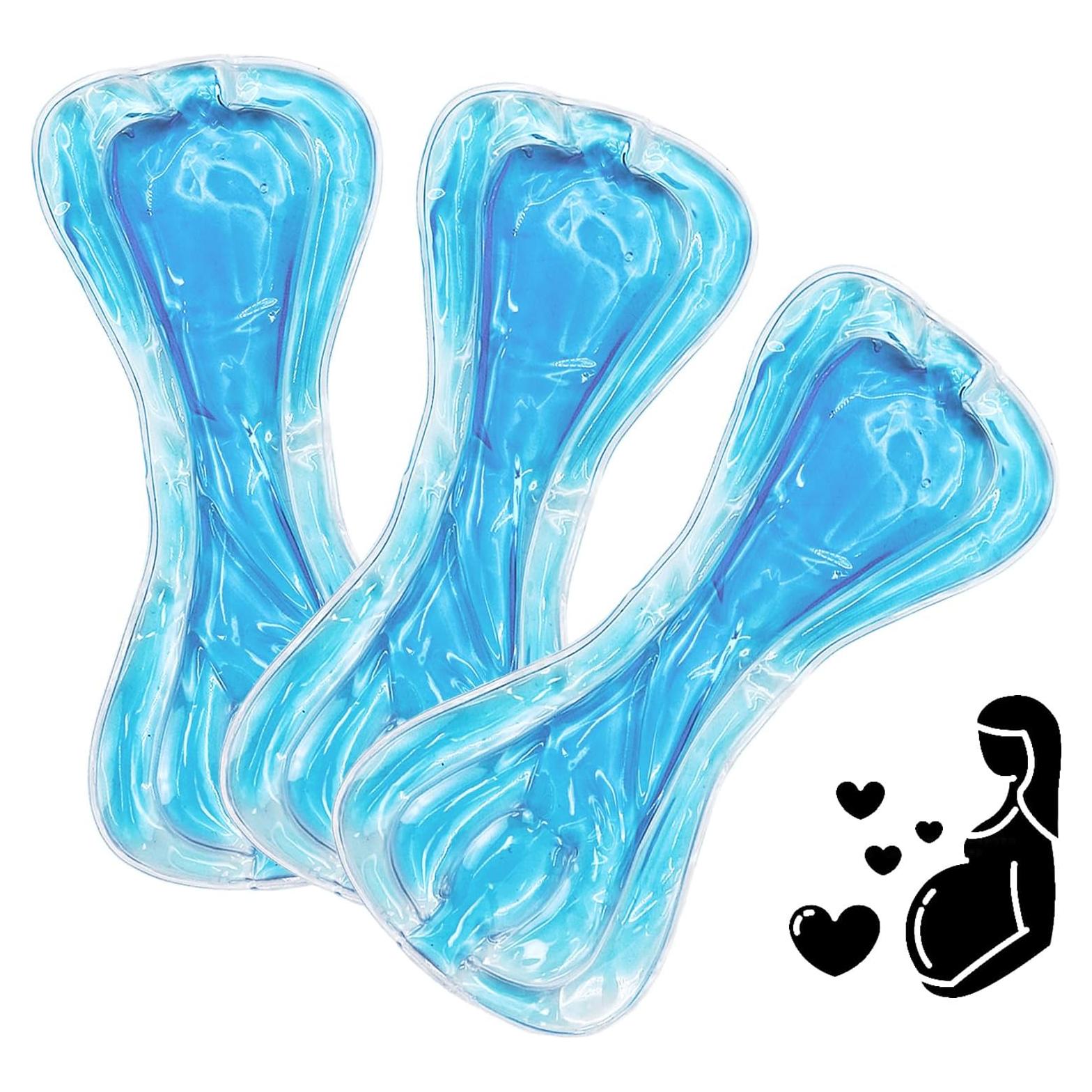 3PCS Almohadillas Frías Reutilizables Ruheaou para Alivio Postparto